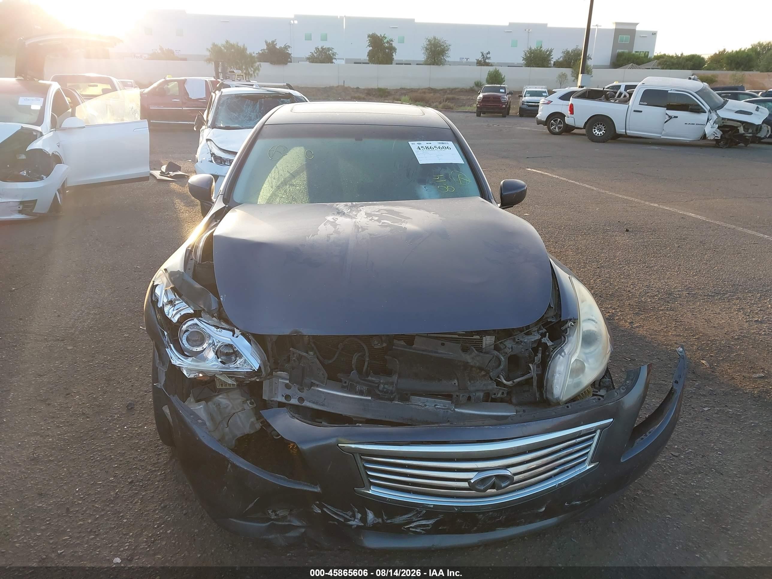 2012 Infiniti G37 Journey Серый vin: JN1CV6AP8CM932685