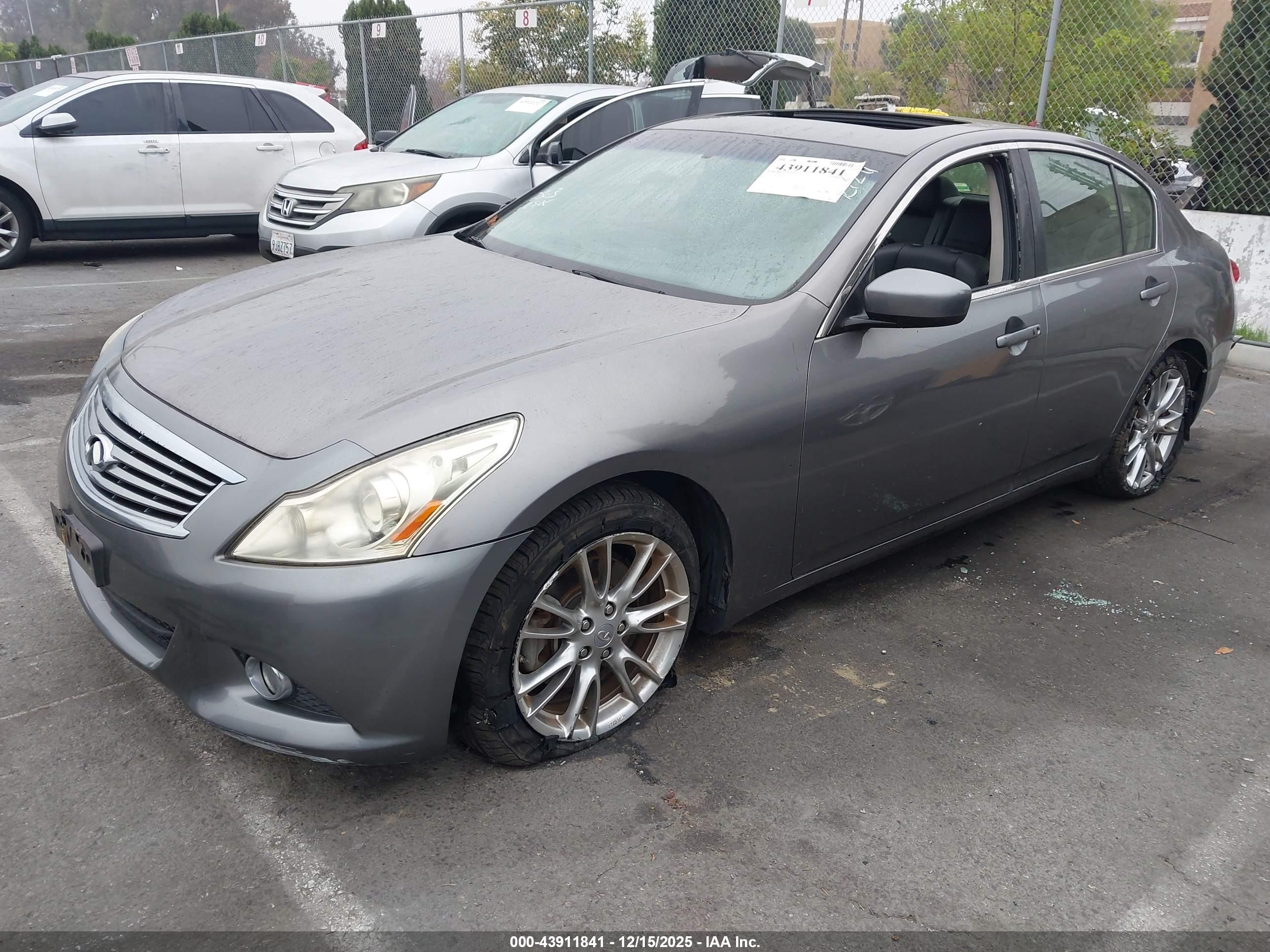 2013 Infiniti G37 Journey Gray vin: JN1CV6AP8DM300934
