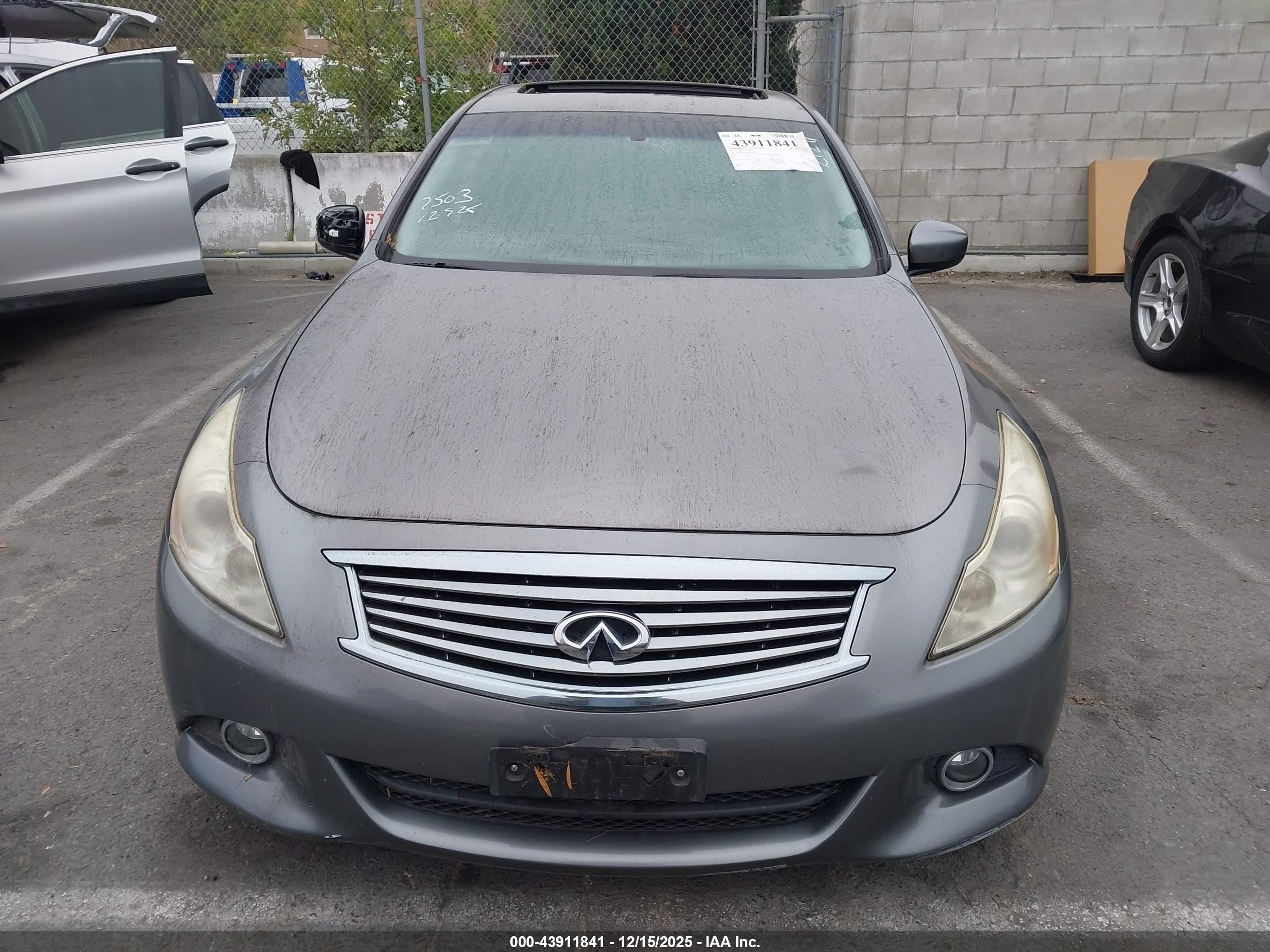 2013 Infiniti G37 Journey Gray vin: JN1CV6AP8DM300934