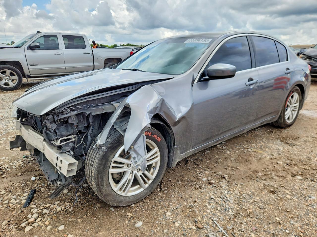 2013 Infiniti G37 Sedan Journey Gray vin: JN1CV6AP8DM302845