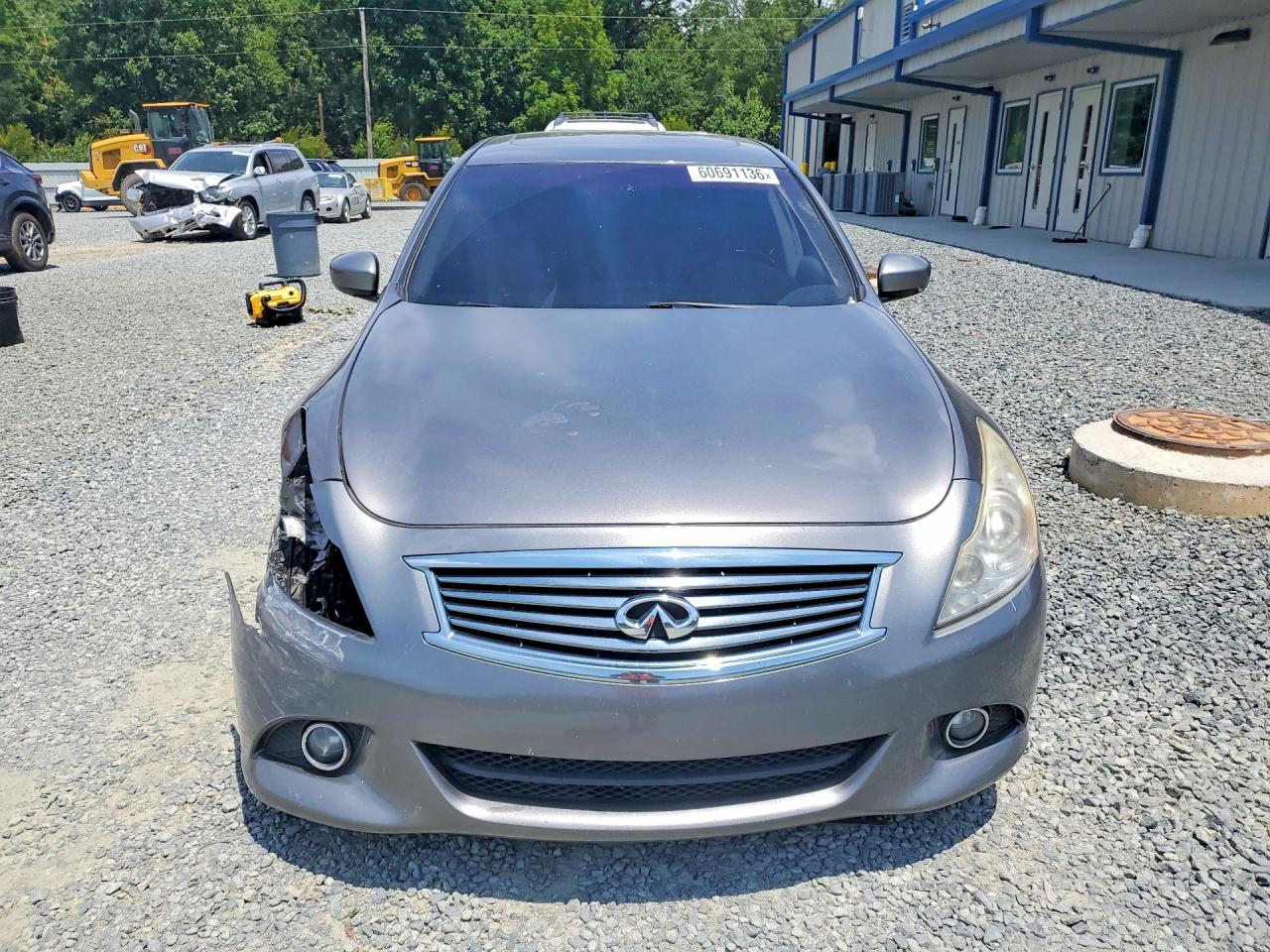 2013 Infiniti G37 Base Gray vin: JN1CV6AP8DM710360