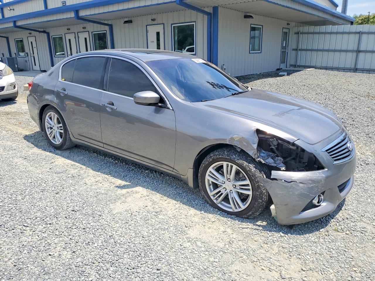 2013 Infiniti G37 Base Gray vin: JN1CV6AP8DM710360