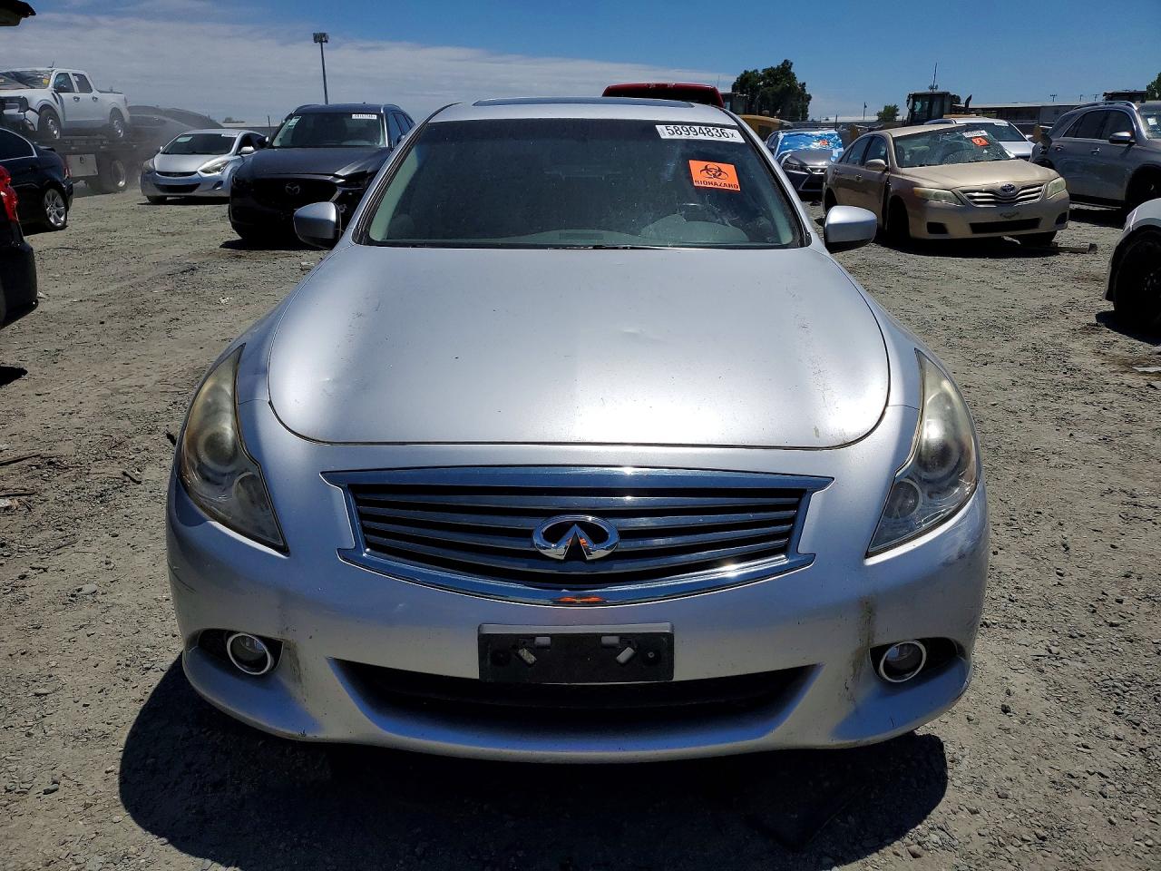 2013 Infiniti G37 Sedan Journey Silver vin: JN1CV6AP8DM711525