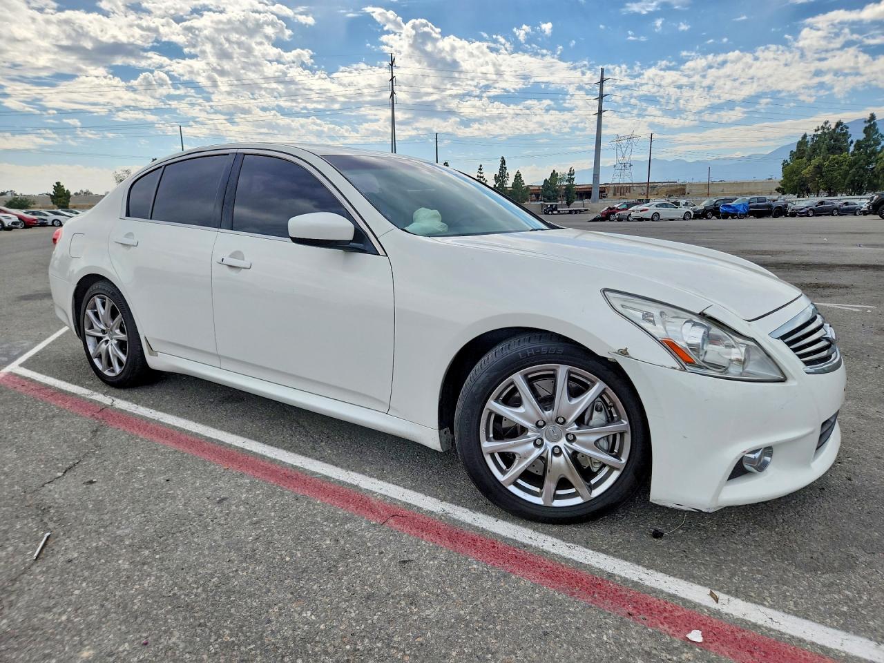 2013 Infiniti G37 Sedan Journey White vin: JN1CV6AP8DM717471