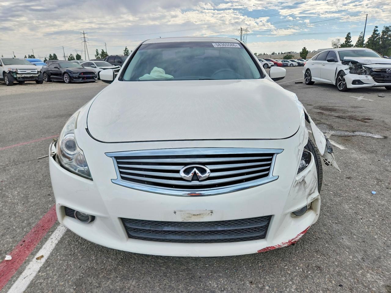 2013 Infiniti G37 Sedan Journey White vin: JN1CV6AP8DM717471