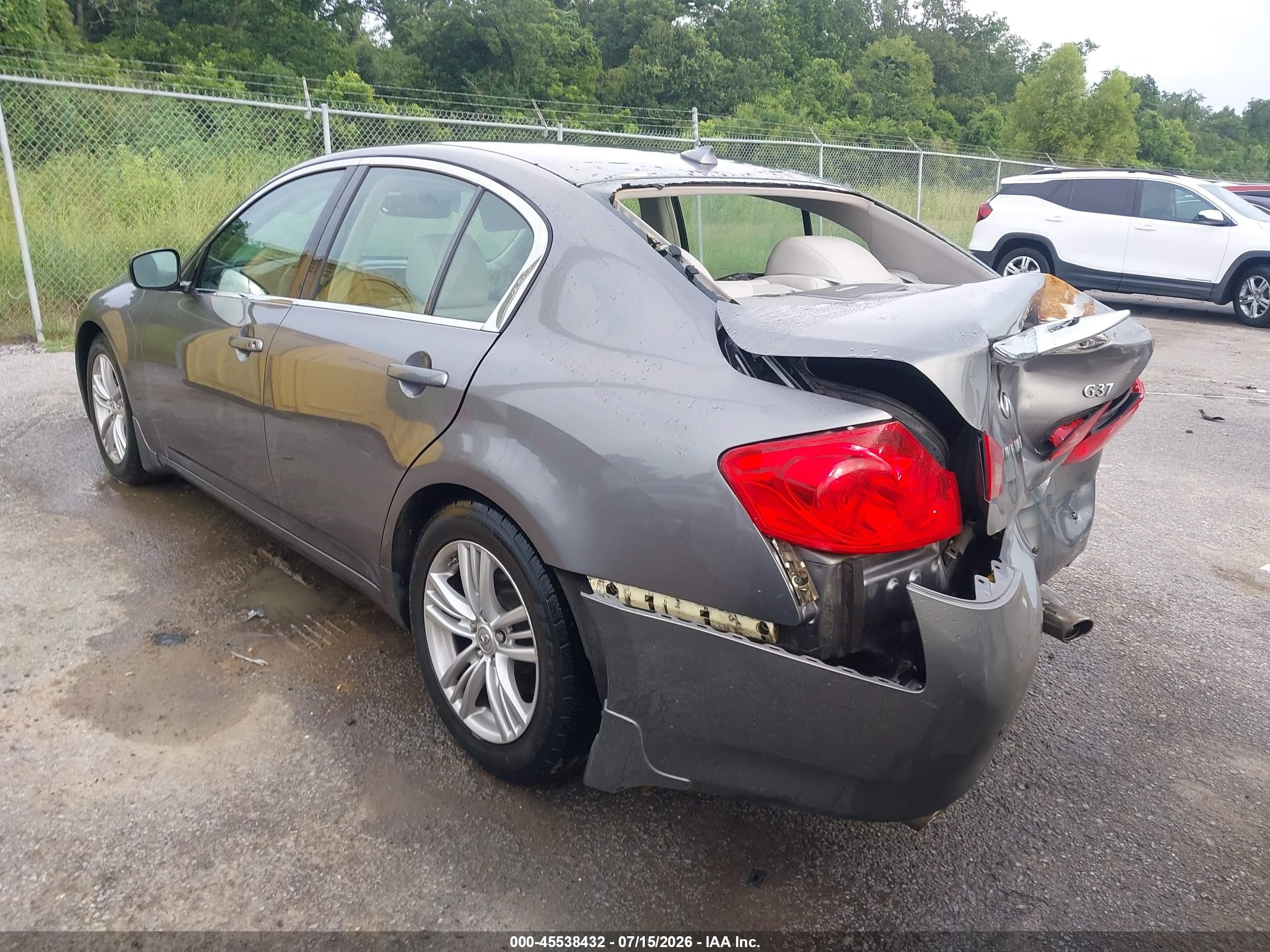 2013 Infiniti G37 Journey Серый vin: JN1CV6AP8DM718961