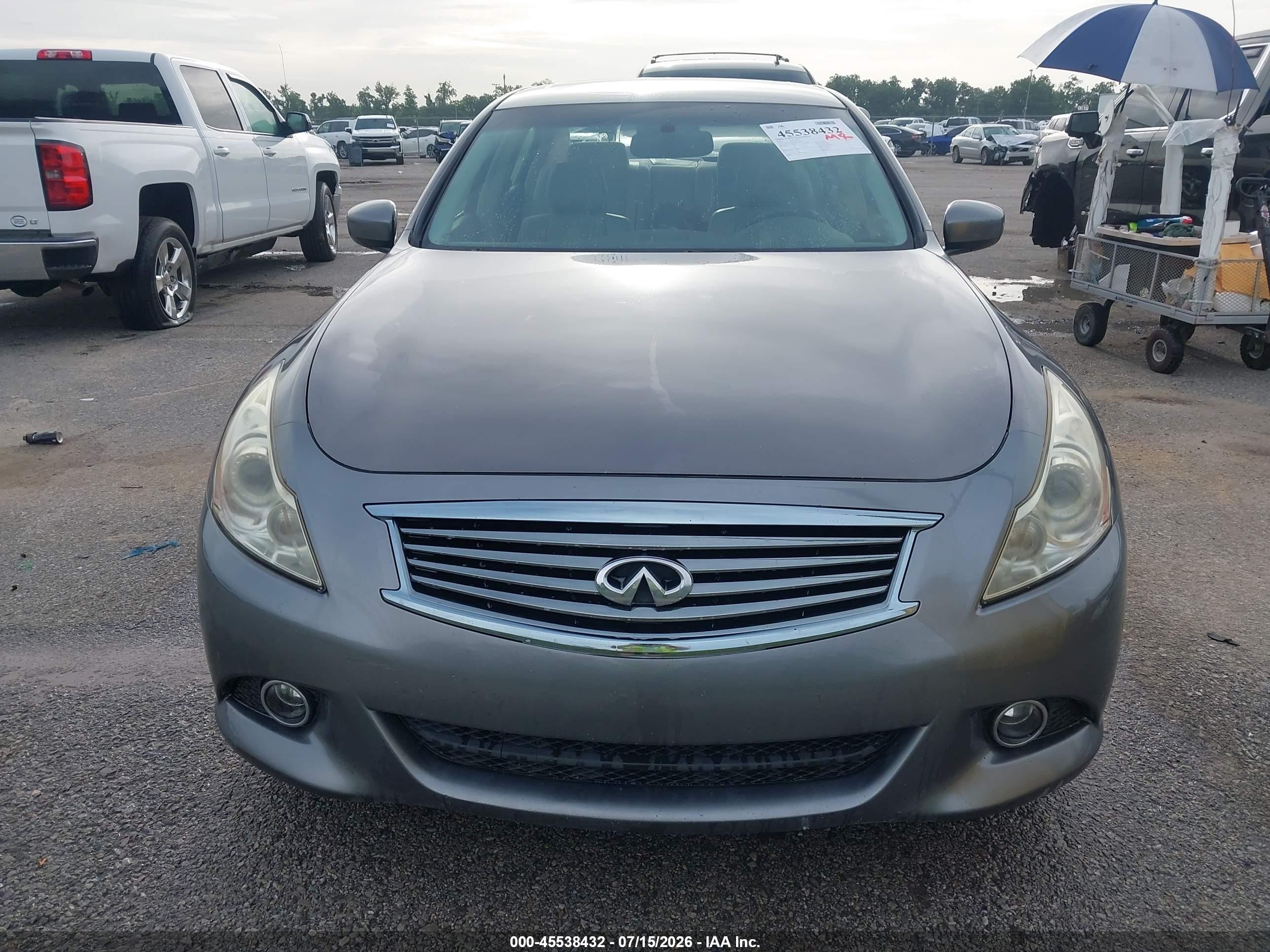 2013 Infiniti G37 Journey Серый vin: JN1CV6AP8DM718961