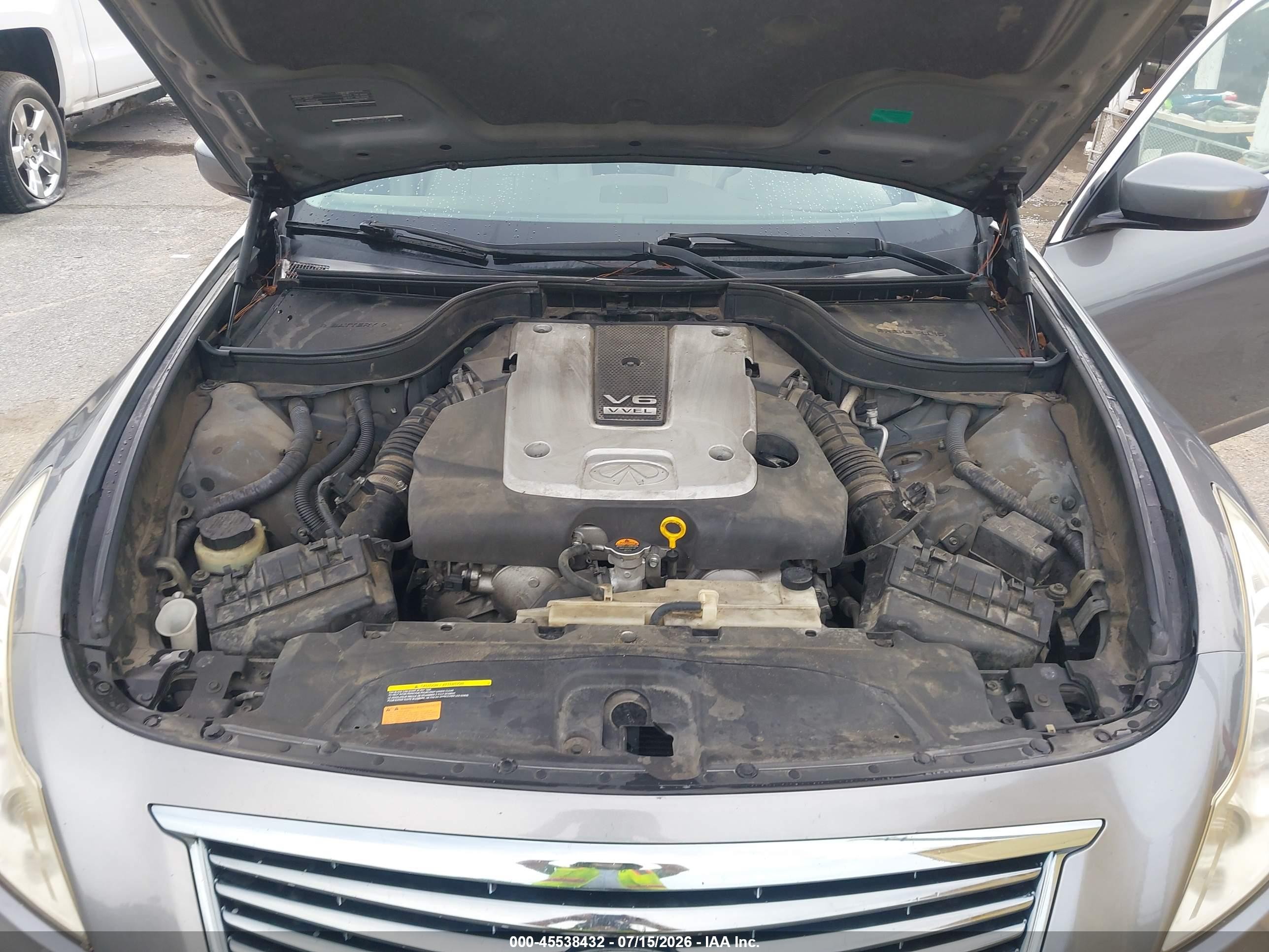 2013 Infiniti G37 Journey Серый vin: JN1CV6AP8DM718961