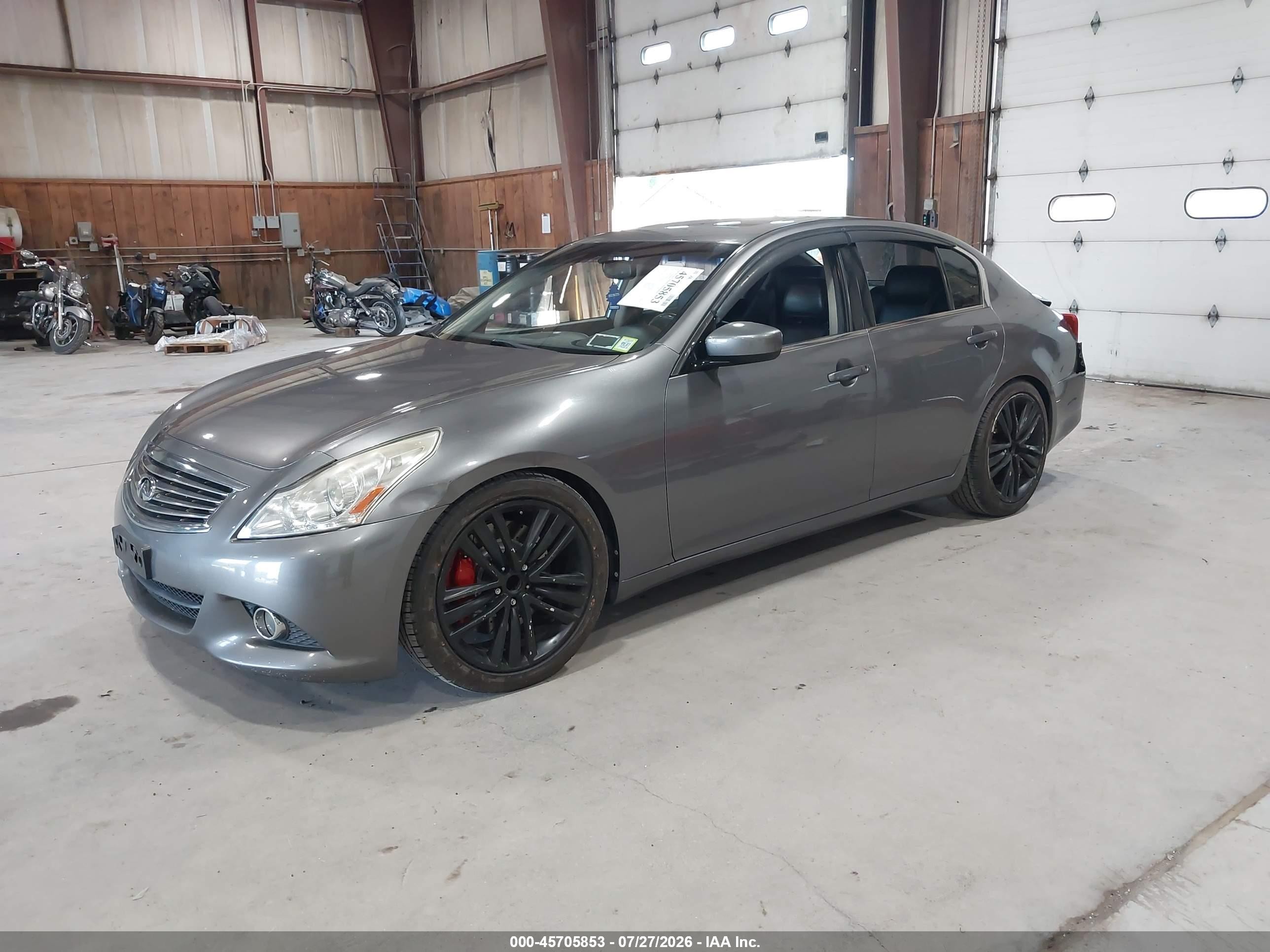 2013 Infiniti G37 Journey Gray vin: JN1CV6AP8DM720676