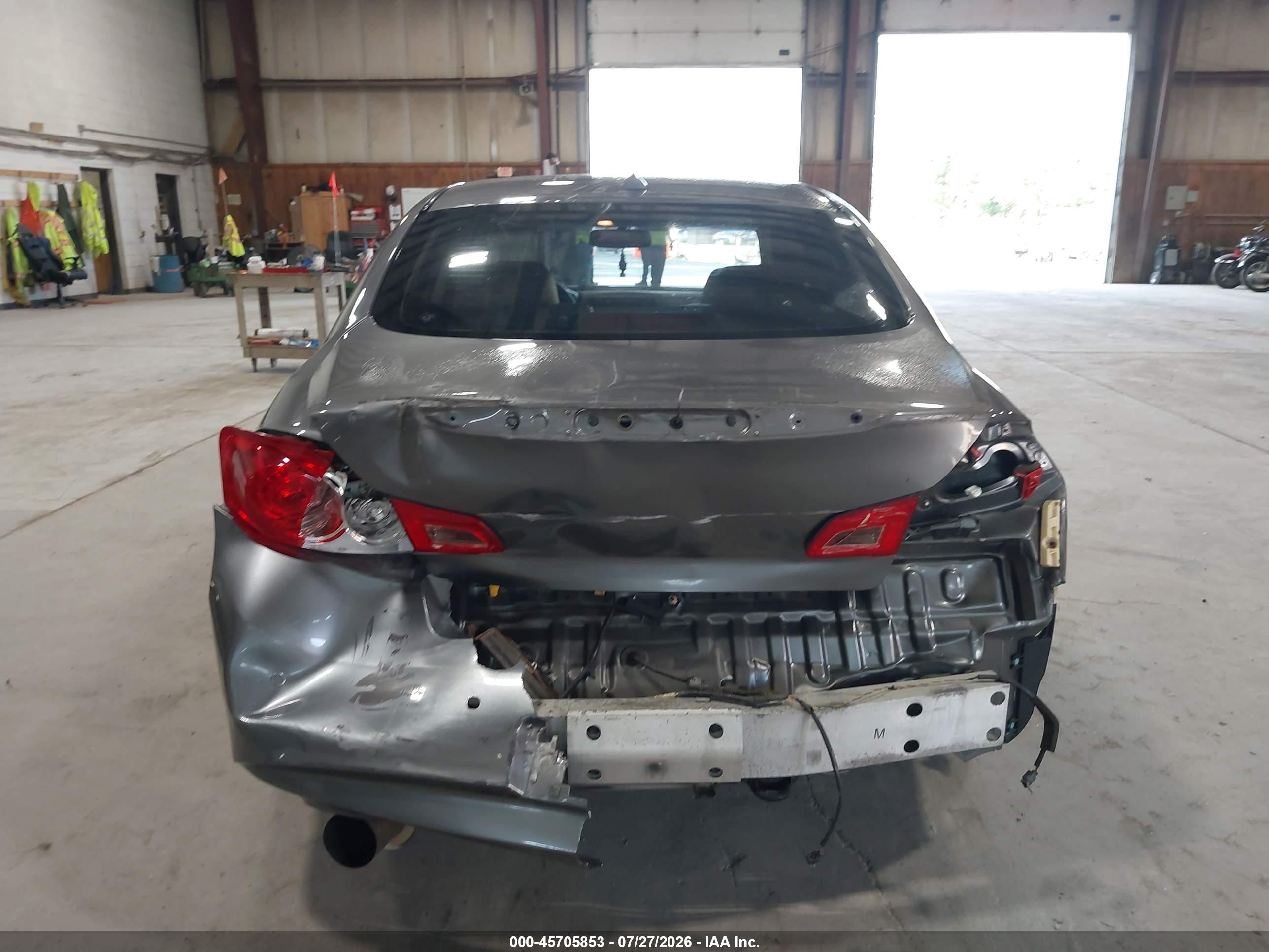 2013 Infiniti G37 Journey Gray vin: JN1CV6AP8DM720676