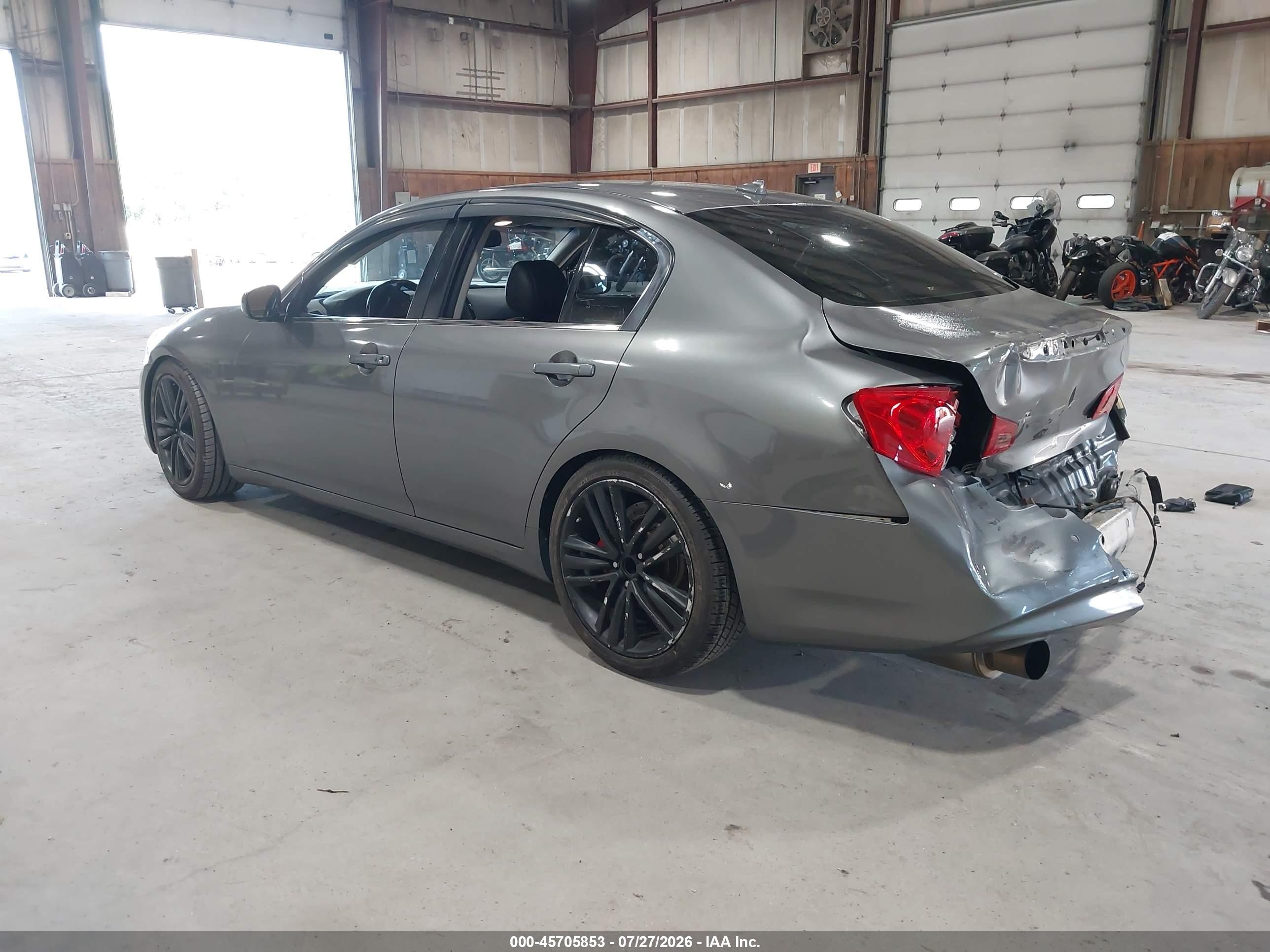 2013 Infiniti G37 Journey Gray vin: JN1CV6AP8DM720676