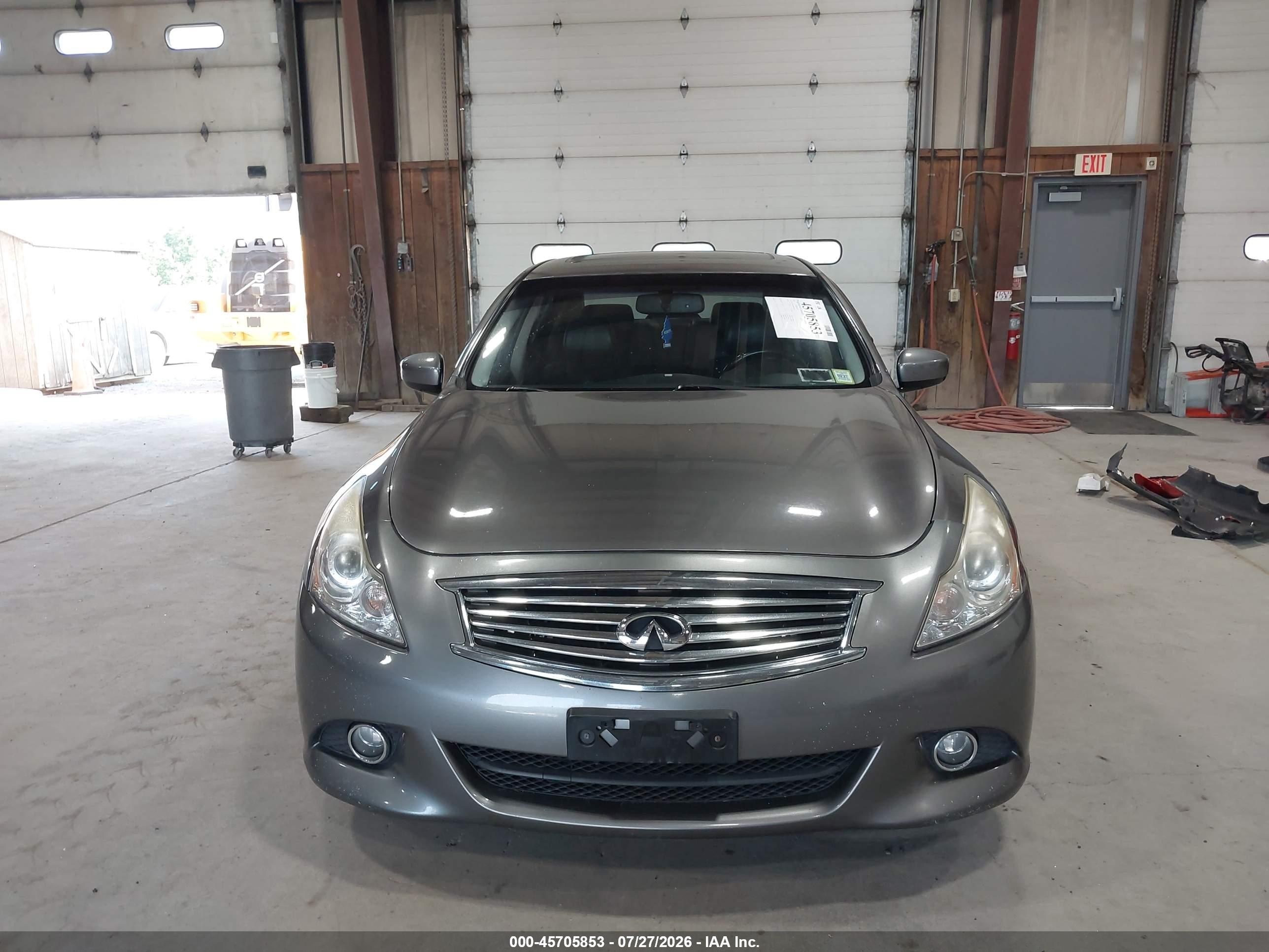 2013 Infiniti G37 Journey Gray vin: JN1CV6AP8DM720676