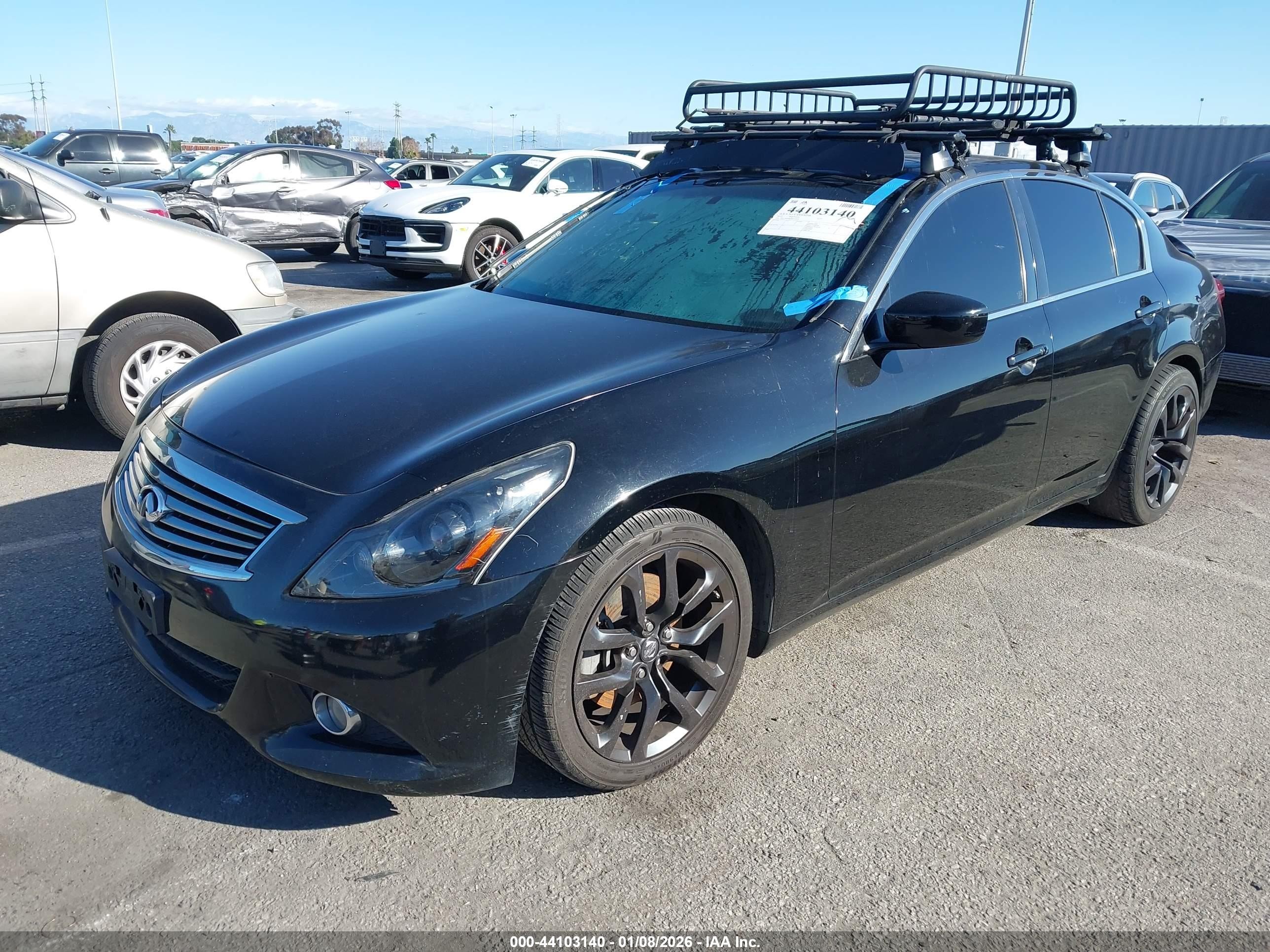 2013 Infiniti G37 Journey Black vin: JN1CV6AP8DM723318