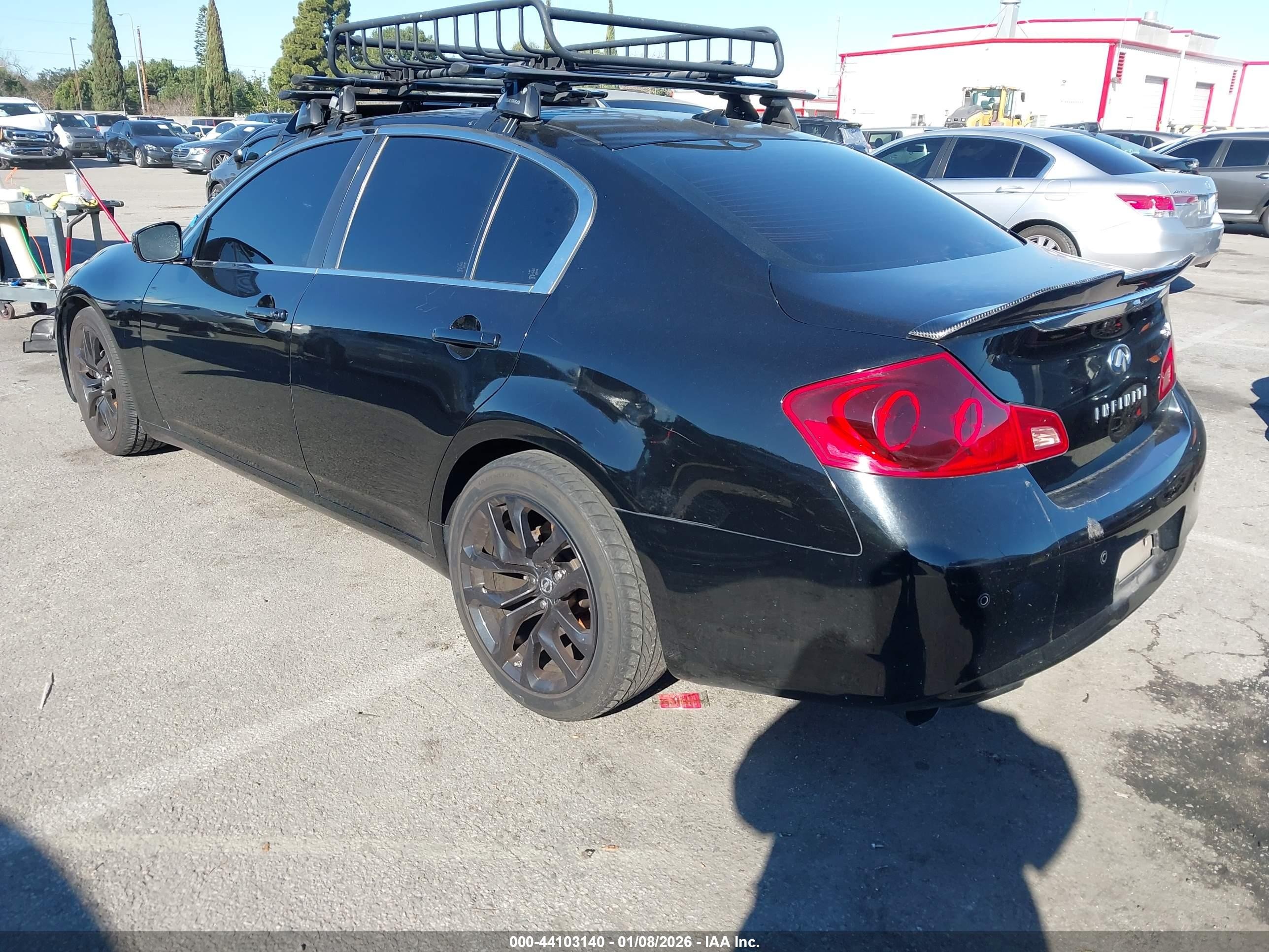 2013 Infiniti G37 Journey Black vin: JN1CV6AP8DM723318