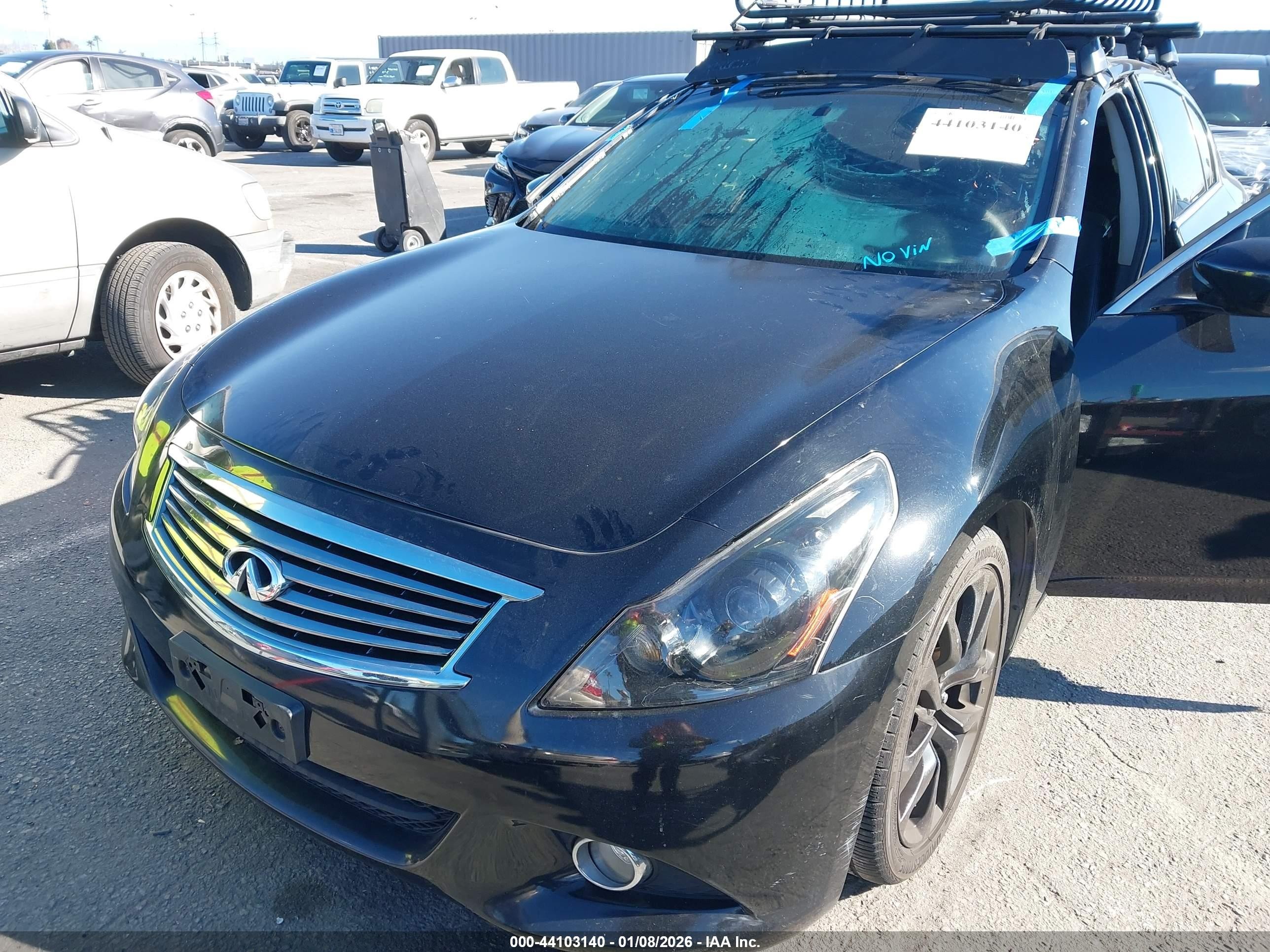2013 Infiniti G37 Journey Black vin: JN1CV6AP8DM723318
