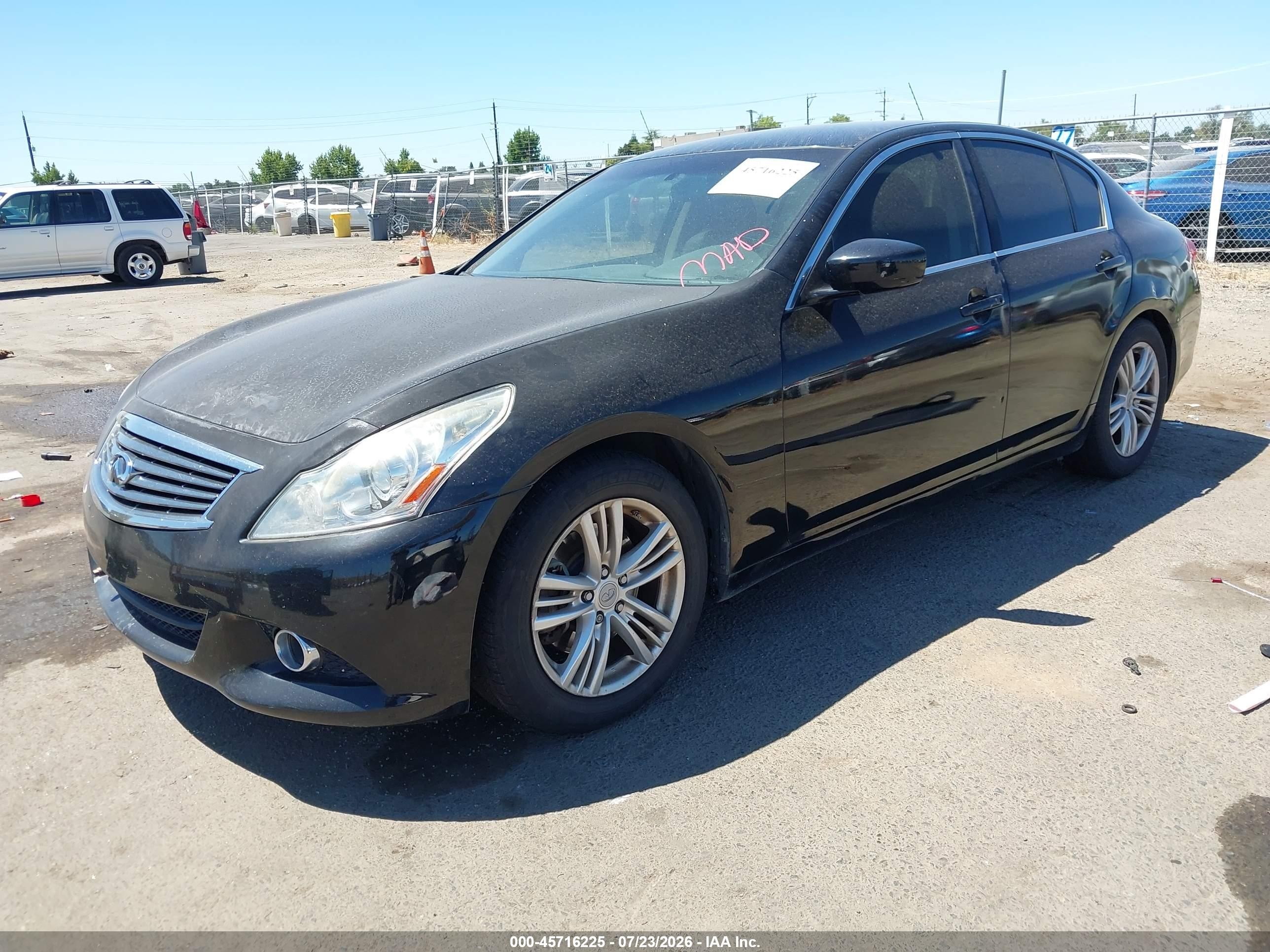 2013 Infiniti G37 Journey Black vin: JN1CV6AP8DM725473