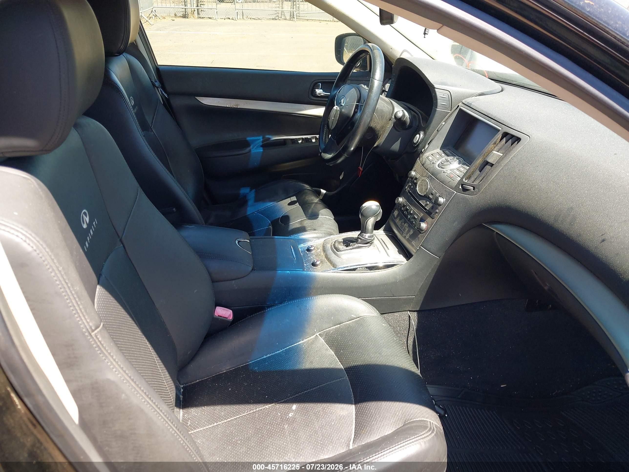 2013 Infiniti G37 Journey Black vin: JN1CV6AP8DM725473