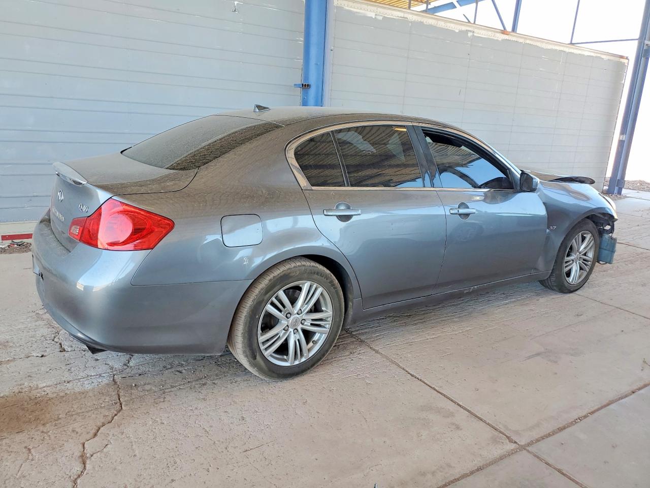 2015 Infiniti Q40 Base Gray vin: JN1CV6AP8FM500246