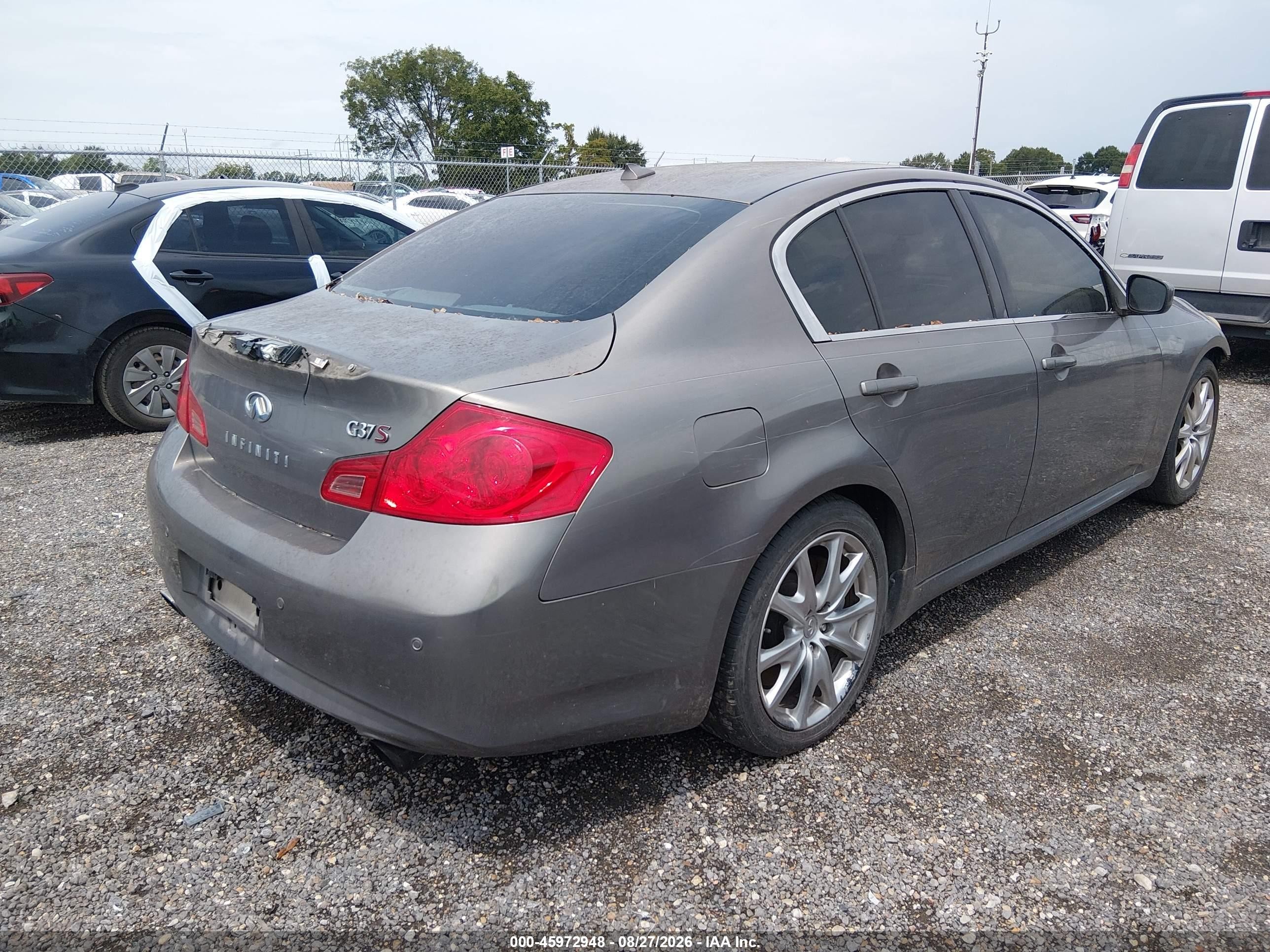 2010 Infiniti G37 Journey Желто-коричневый vin: JN1CV6AP9AM404912
