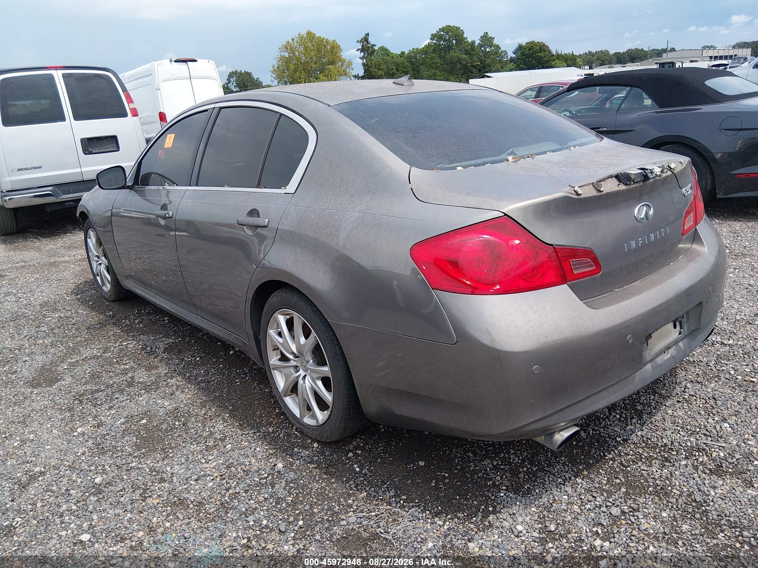 2010 Infiniti G37 Journey Желто-коричневый vin: JN1CV6AP9AM404912