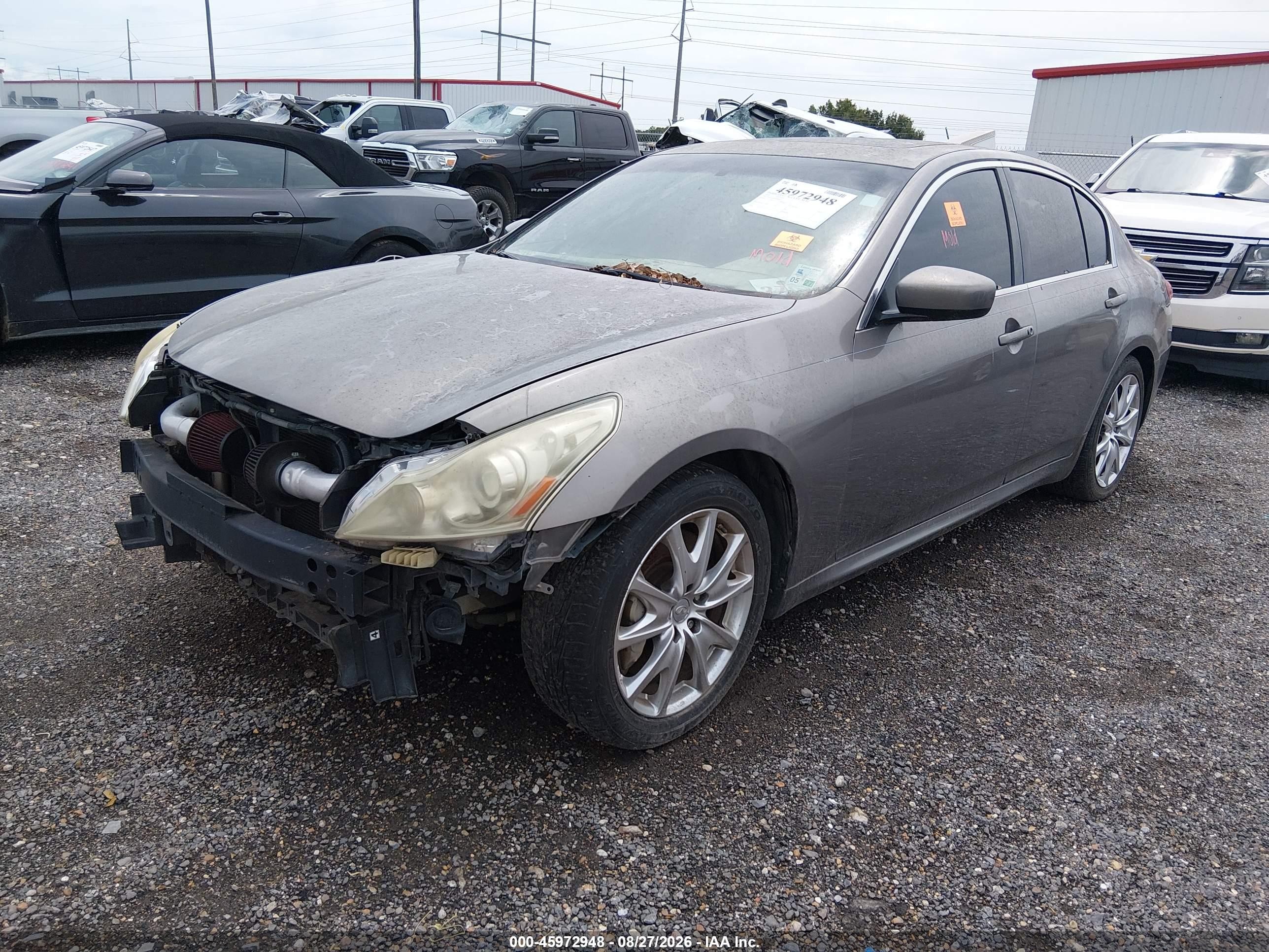 2010 Infiniti G37 Journey Желто-коричневый vin: JN1CV6AP9AM404912