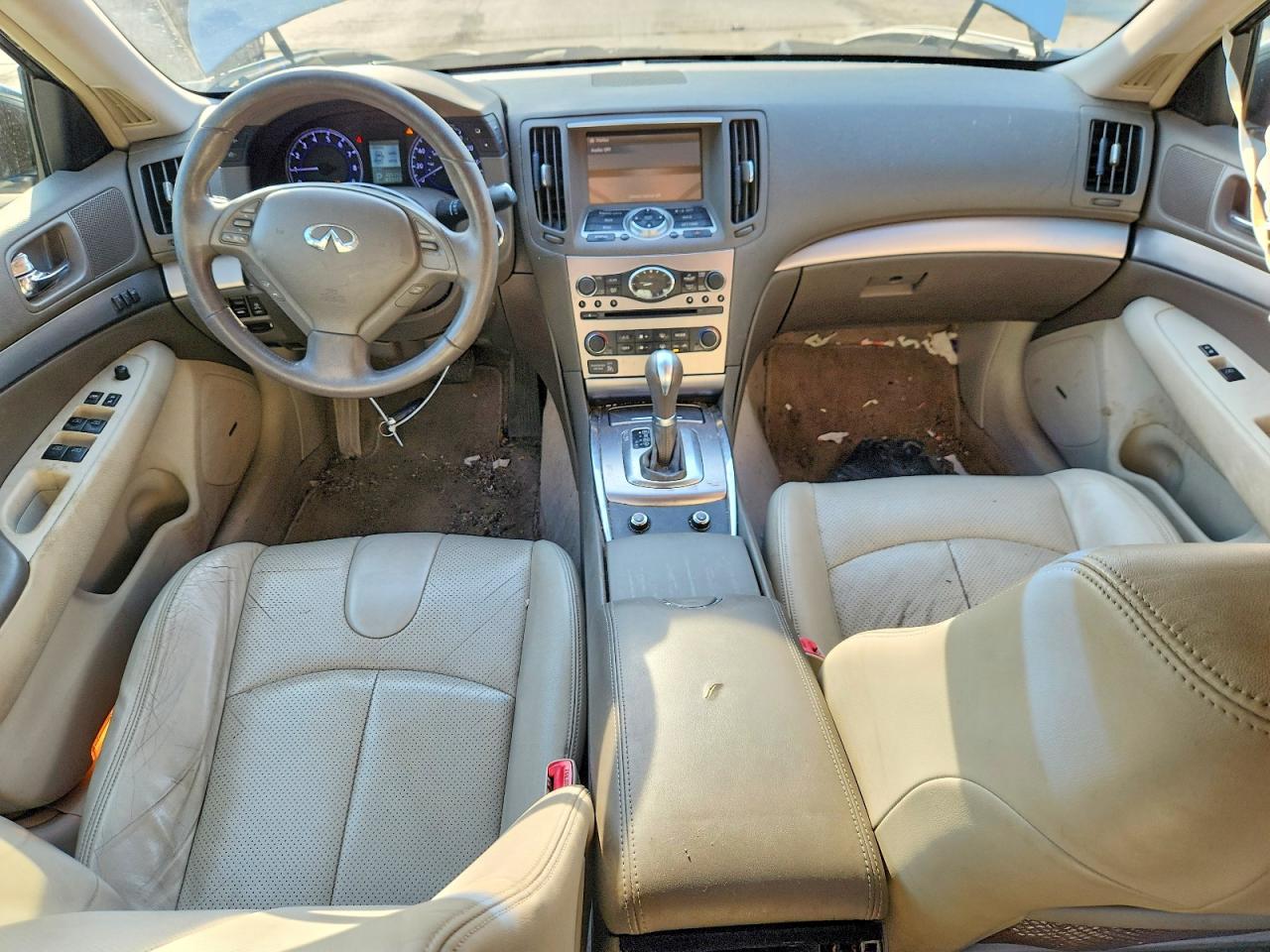 2010 Infiniti G37 Sedan Base Серебряный vin: JN1CV6AP9AM406045