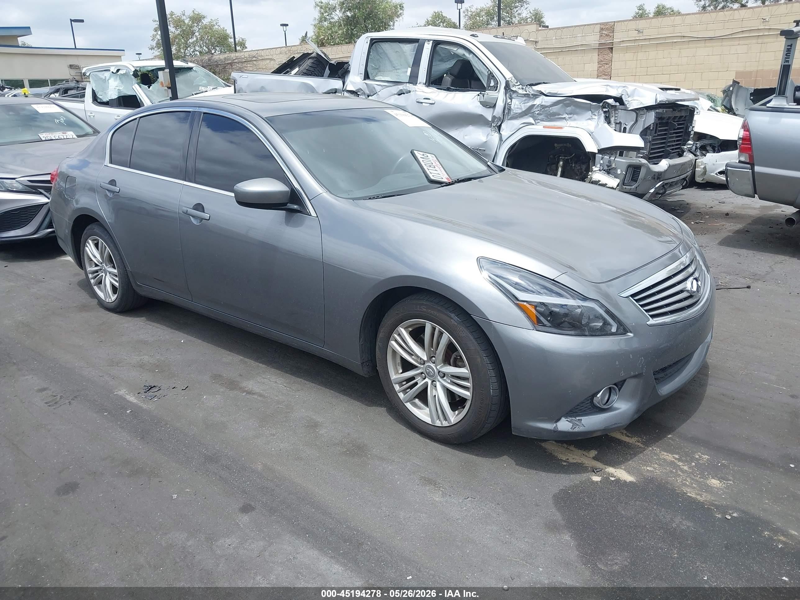 2010 Infiniti G37 Journey Gray vin: JN1CV6AP9AM407776