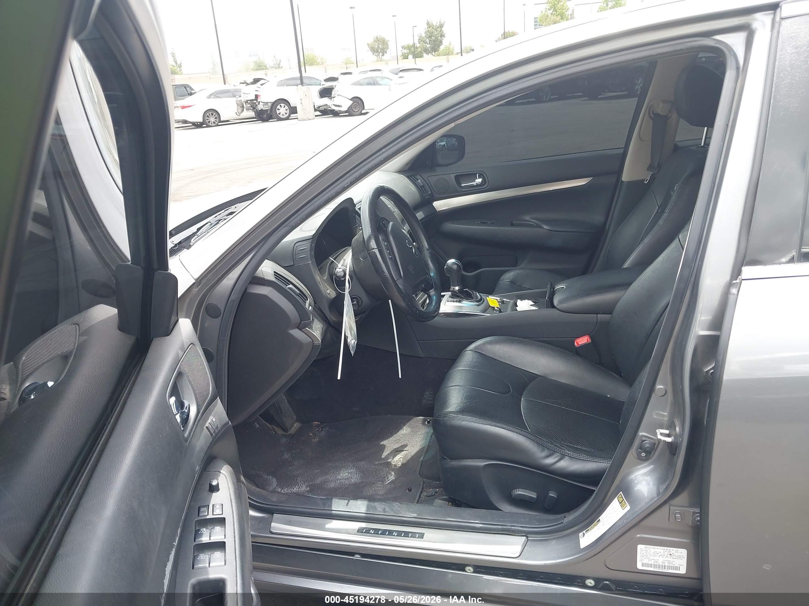 2010 Infiniti G37 Journey Gray vin: JN1CV6AP9AM407776