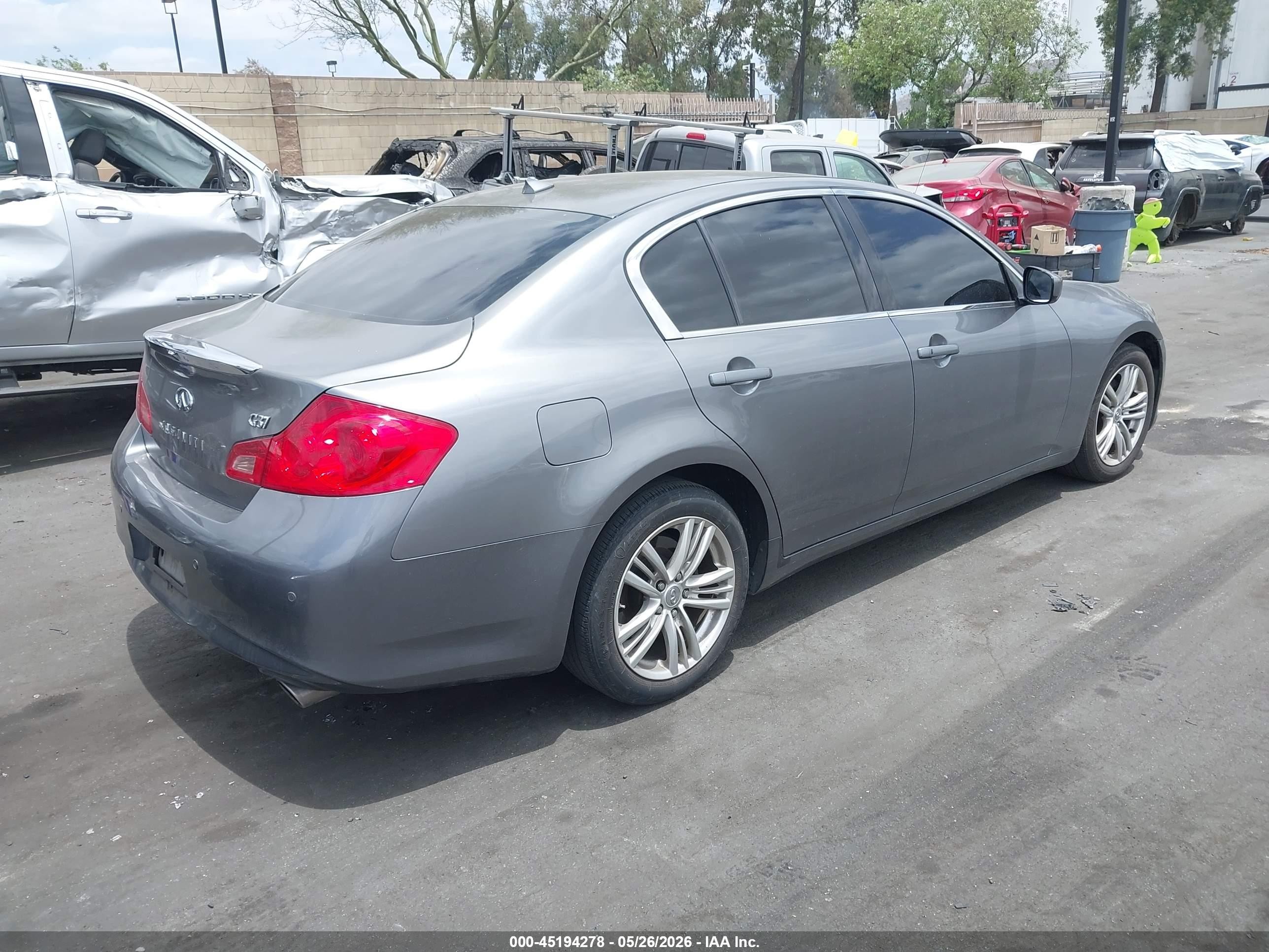 2010 Infiniti G37 Journey Gray vin: JN1CV6AP9AM407776