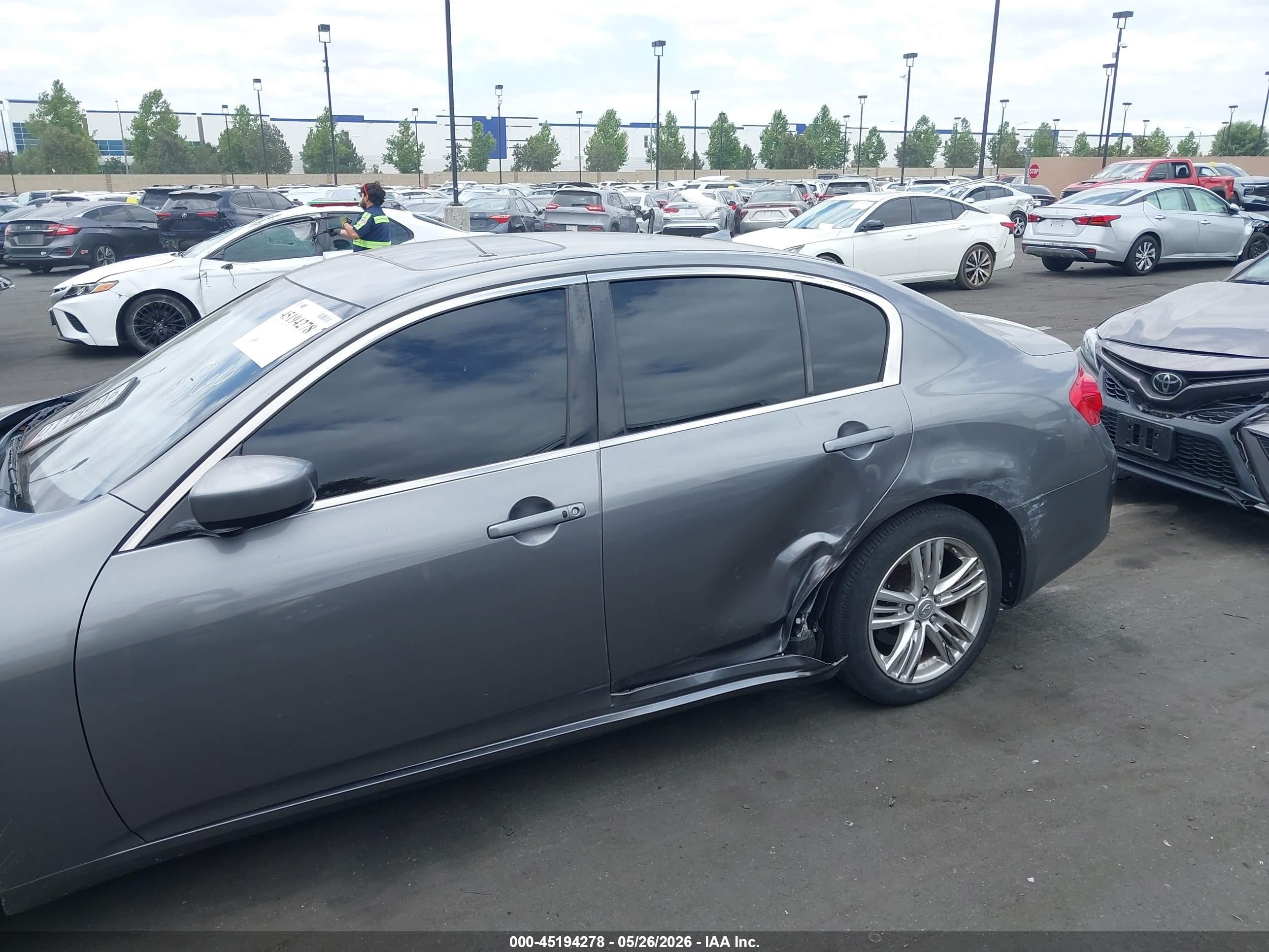 2010 Infiniti G37 Journey Gray vin: JN1CV6AP9AM407776