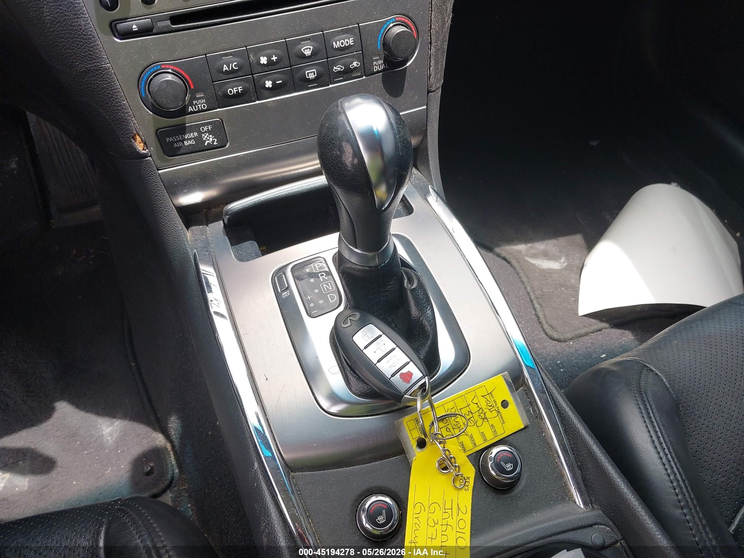 2010 Infiniti G37 Journey Gray vin: JN1CV6AP9AM407776