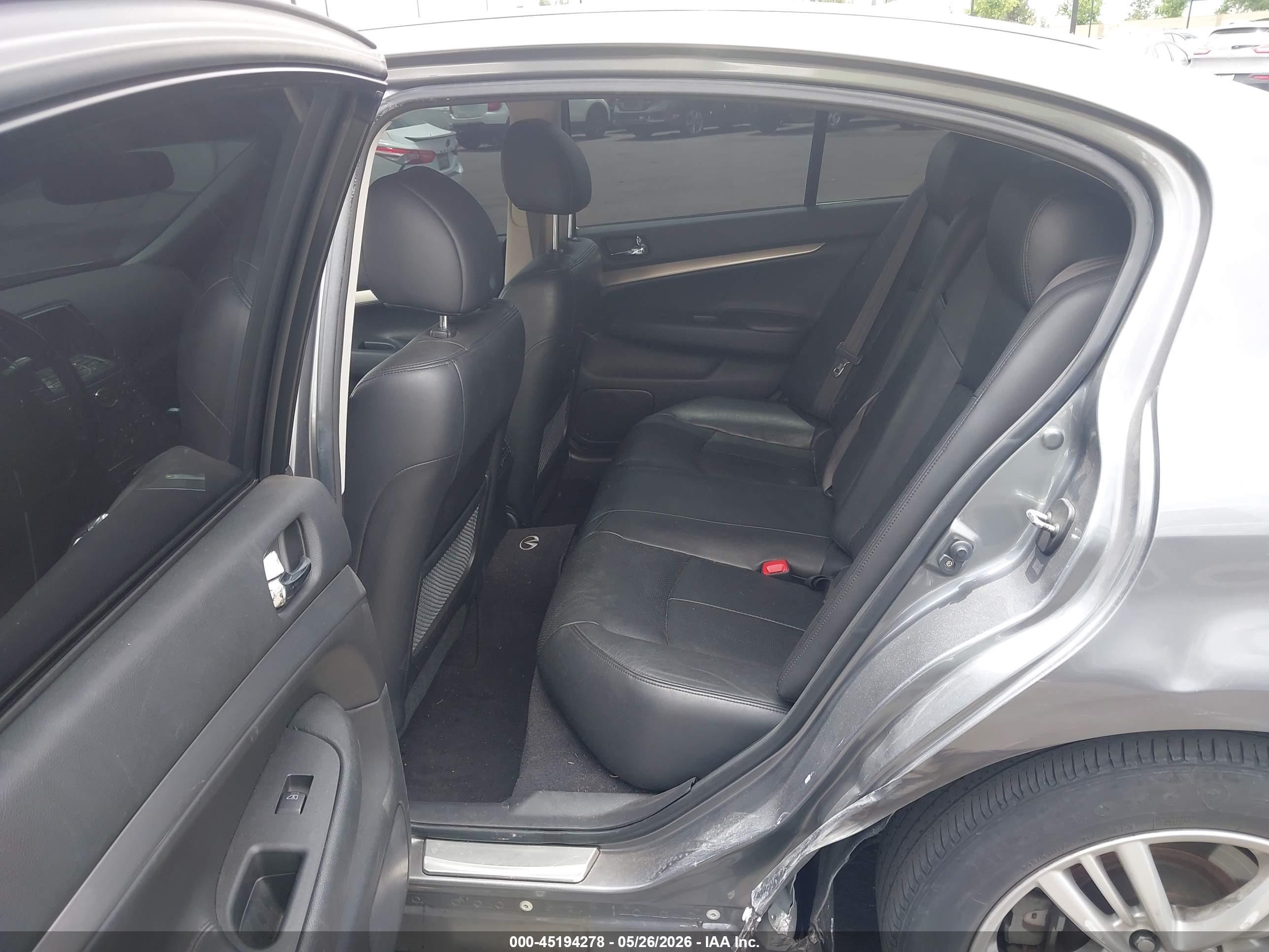 2010 Infiniti G37 Journey Gray vin: JN1CV6AP9AM407776