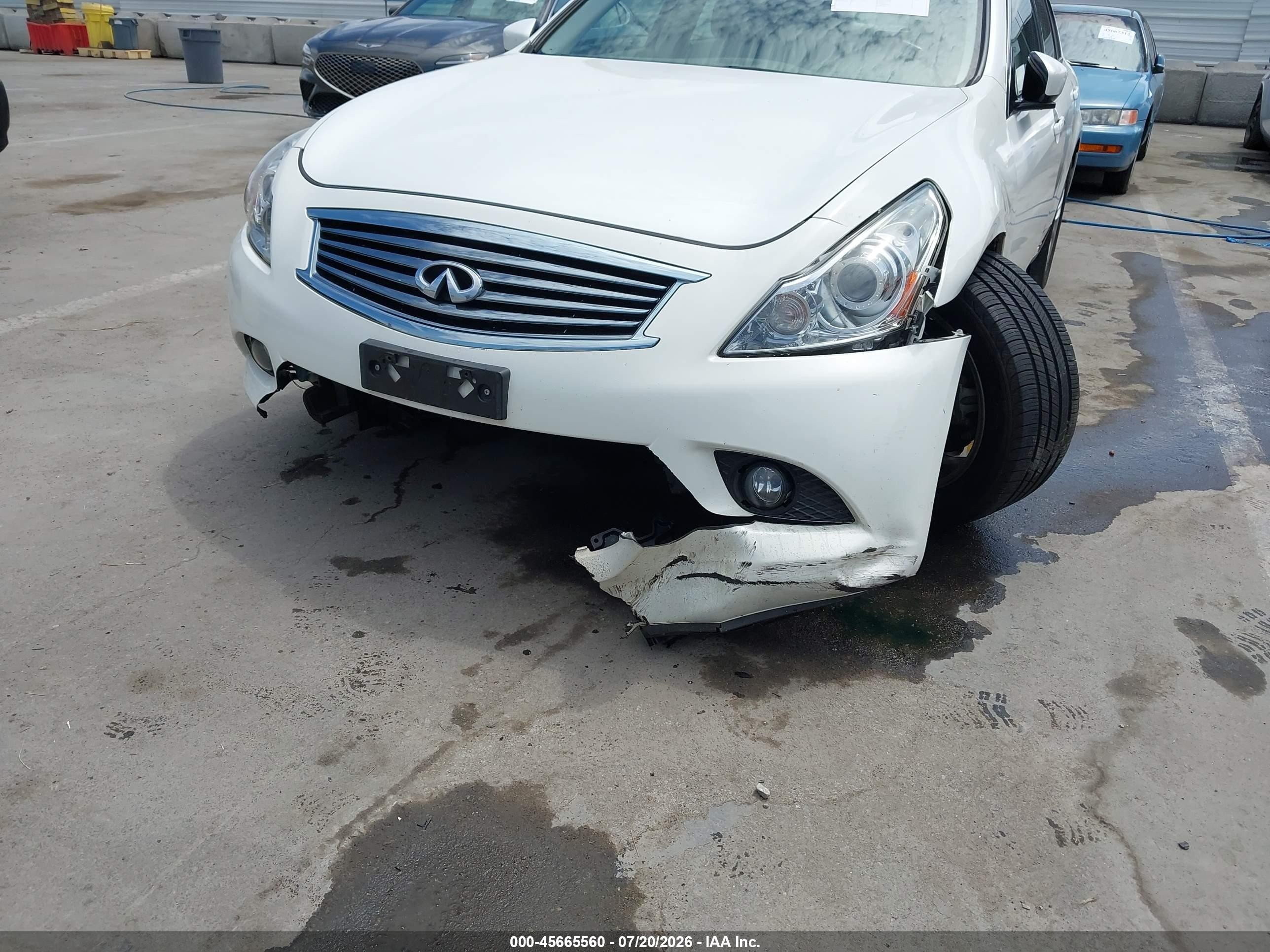 2011 Infiniti G37 Journey White vin: JN1CV6AP9BM300289