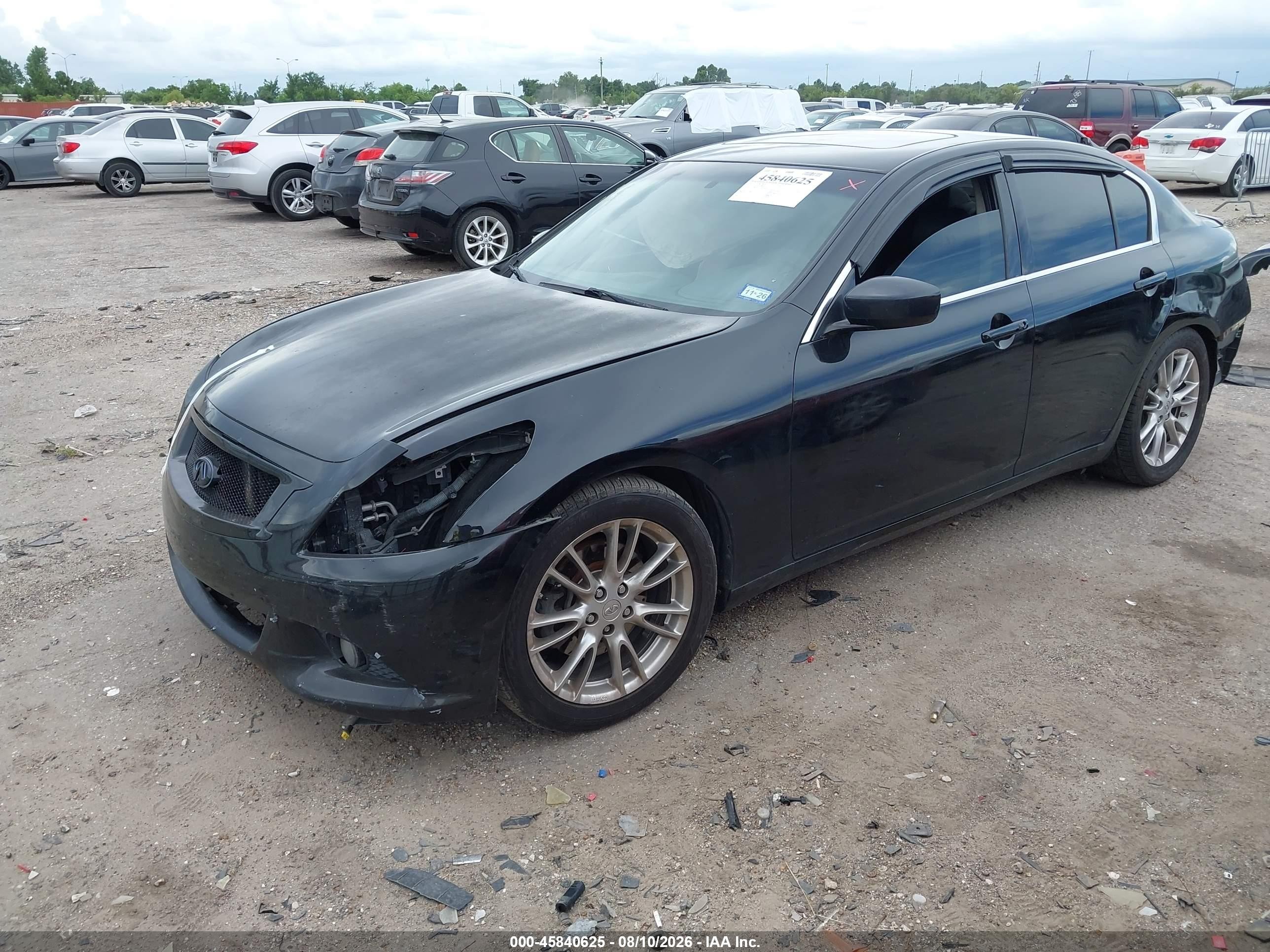 2011 Infiniti G37 Journey Черный vin: JN1CV6AP9BM300373
