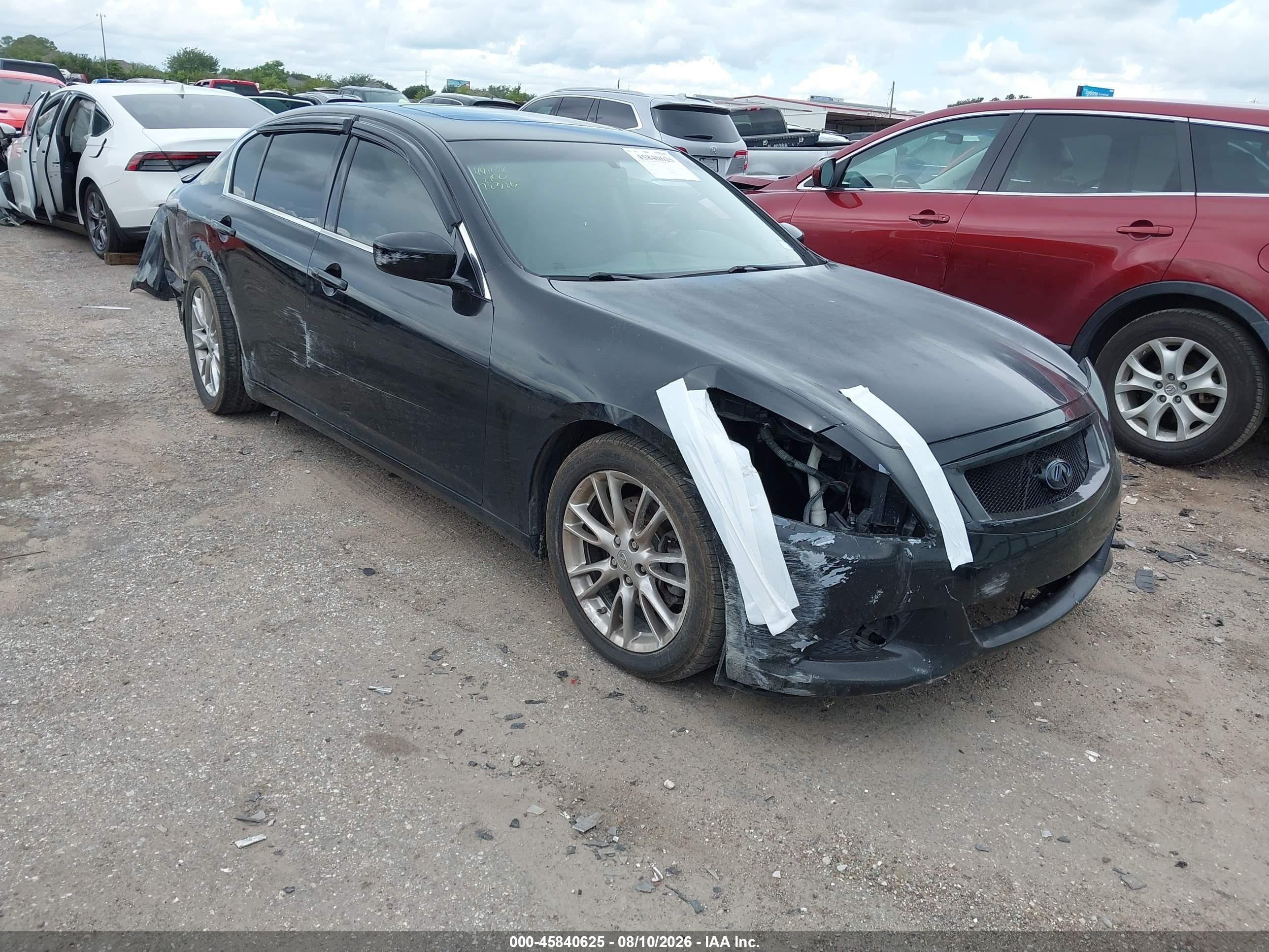 2011 Infiniti G37 Journey Черный vin: JN1CV6AP9BM300373