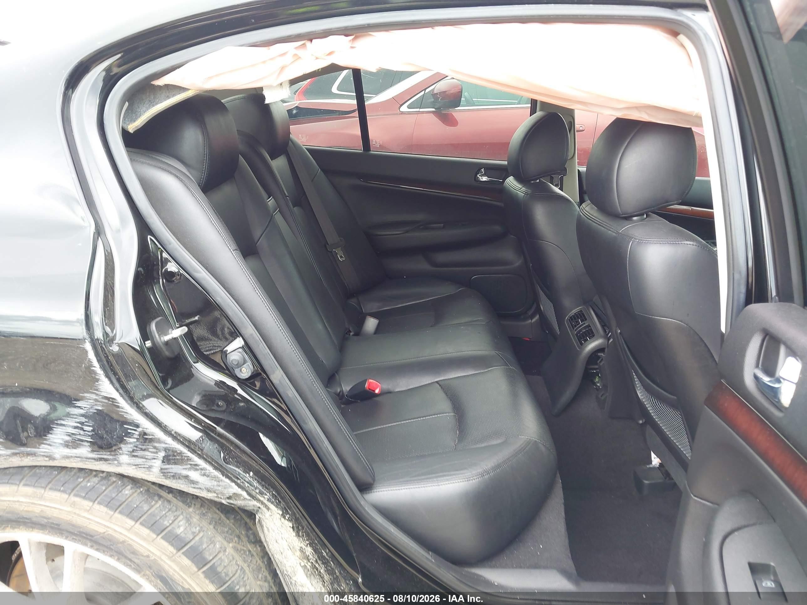 2011 Infiniti G37 Journey Черный vin: JN1CV6AP9BM300373