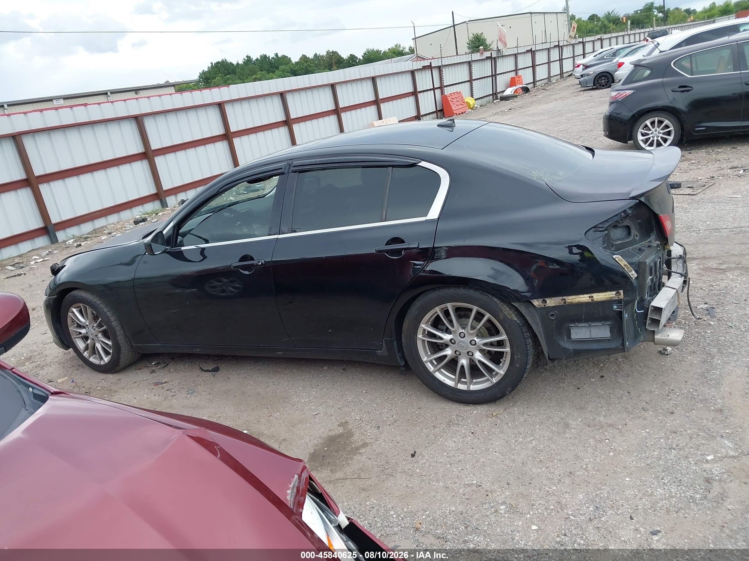 2011 Infiniti G37 Journey Черный vin: JN1CV6AP9BM300373