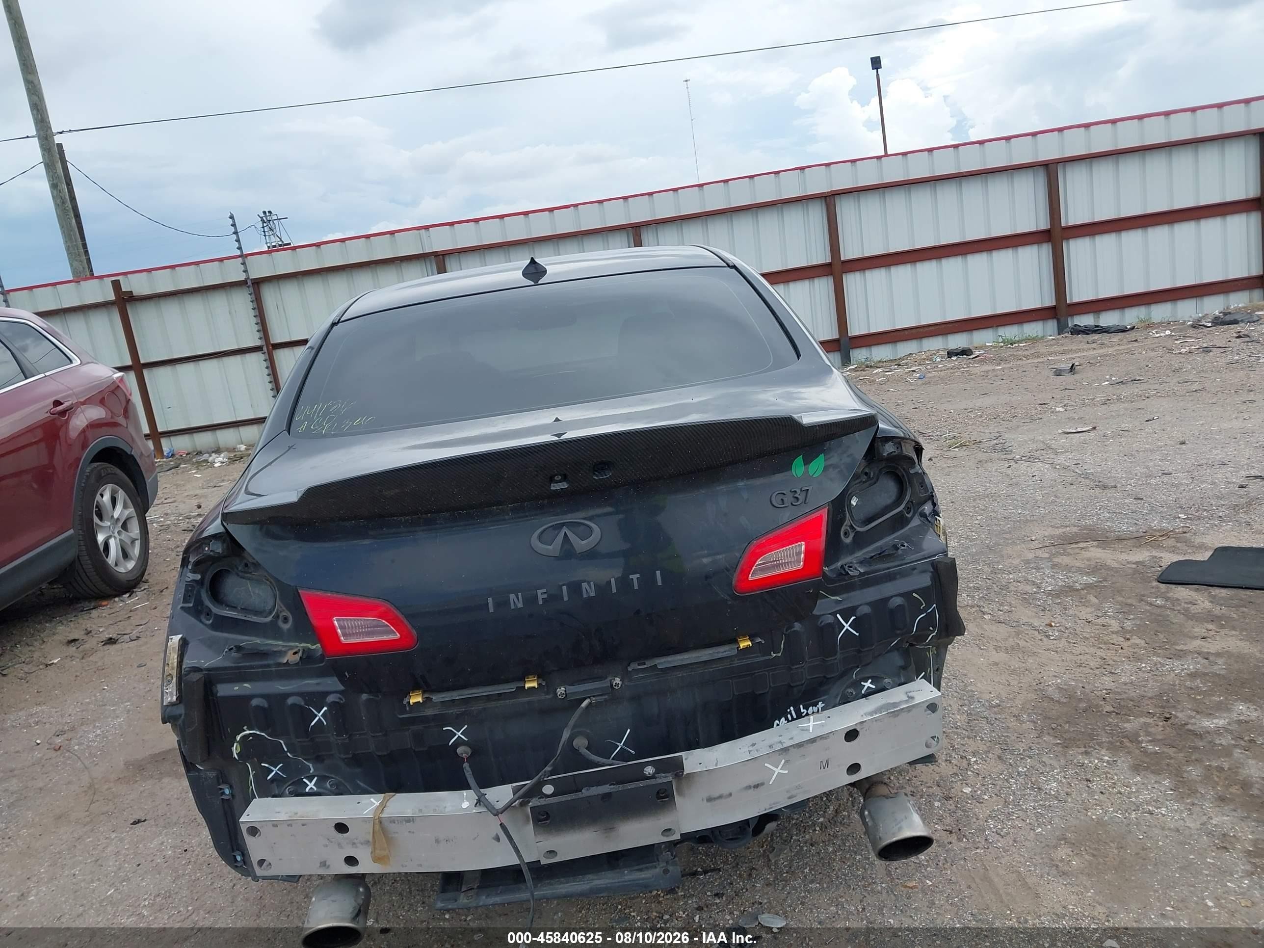 2011 Infiniti G37 Journey Черный vin: JN1CV6AP9BM300373