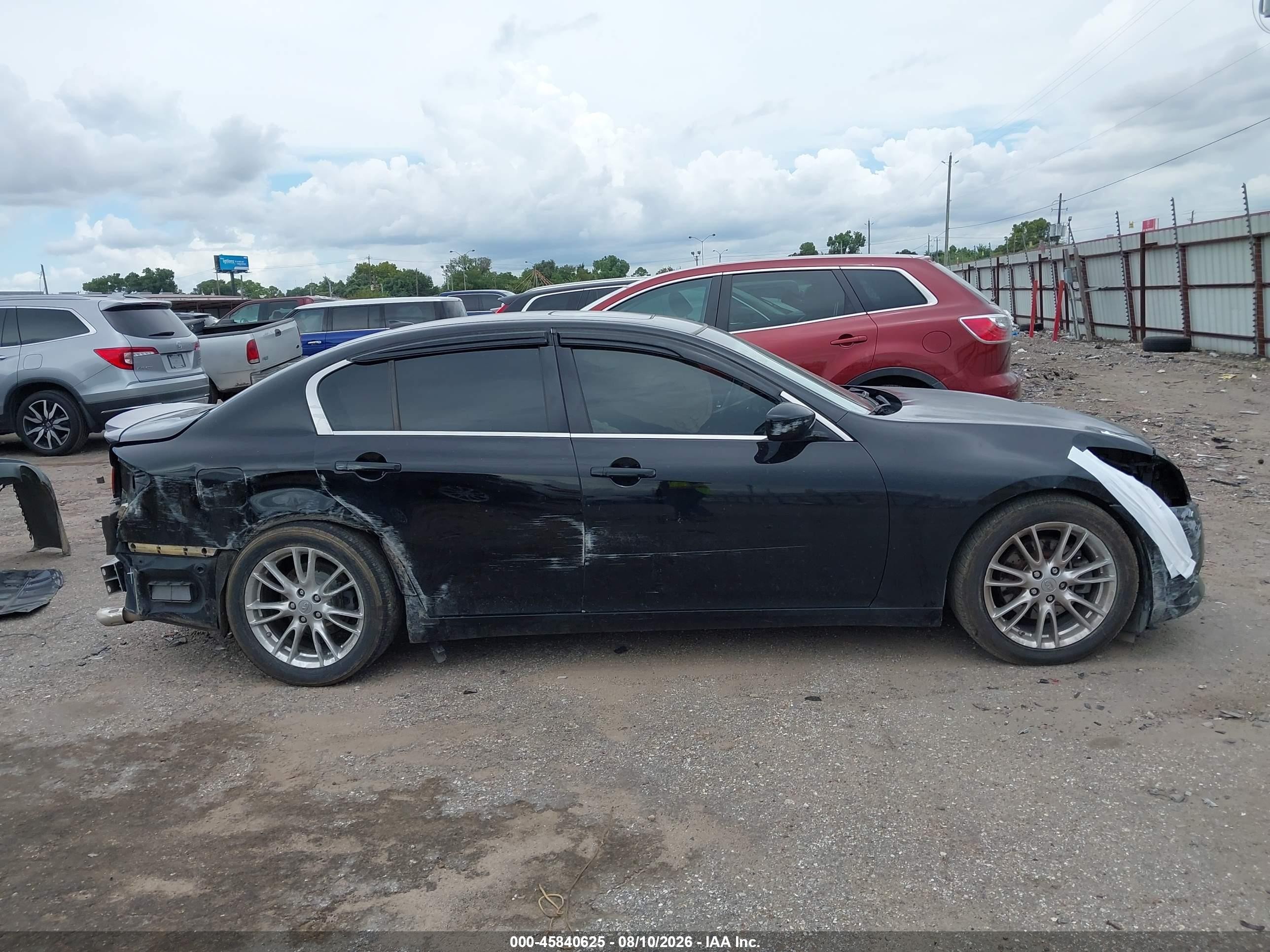 2011 Infiniti G37 Journey Черный vin: JN1CV6AP9BM300373