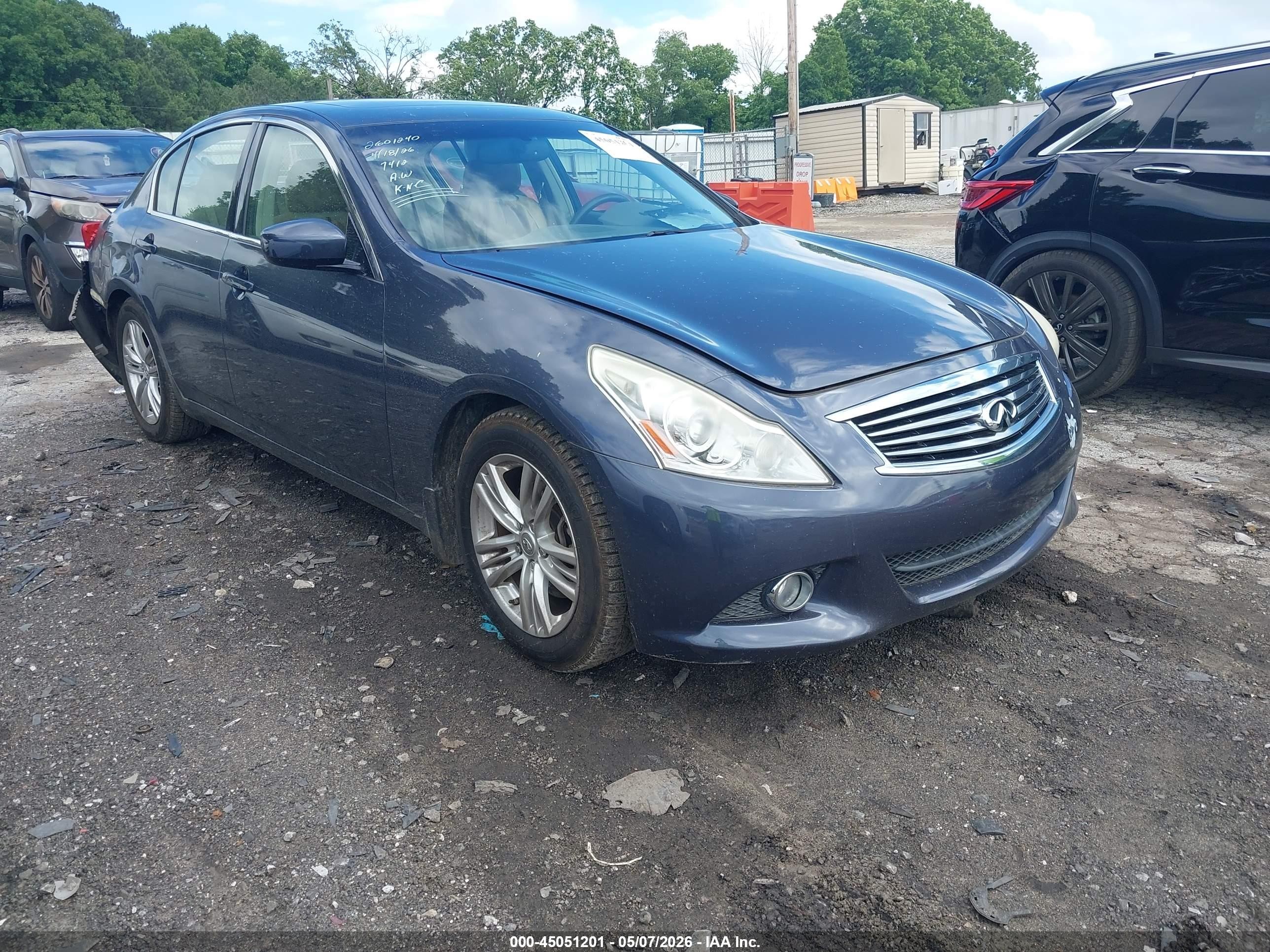 2011 Infiniti G37 Journey Blue vin: JN1CV6AP9BM507412