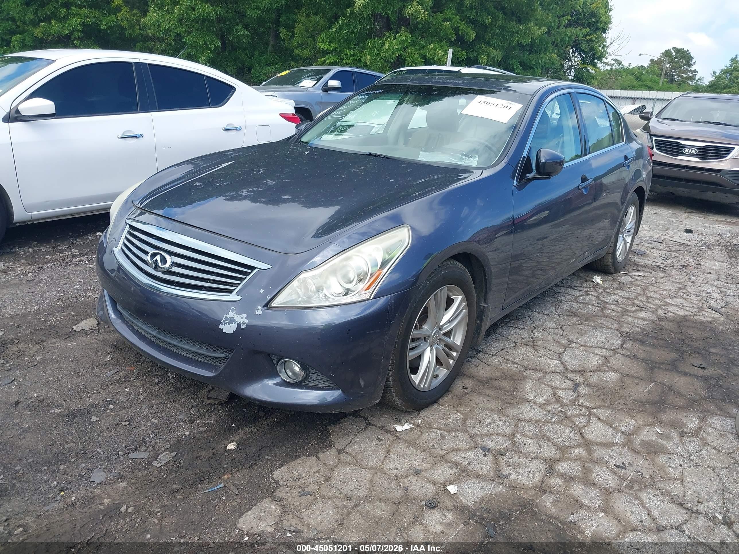 2011 Infiniti G37 Journey Blue vin: JN1CV6AP9BM507412