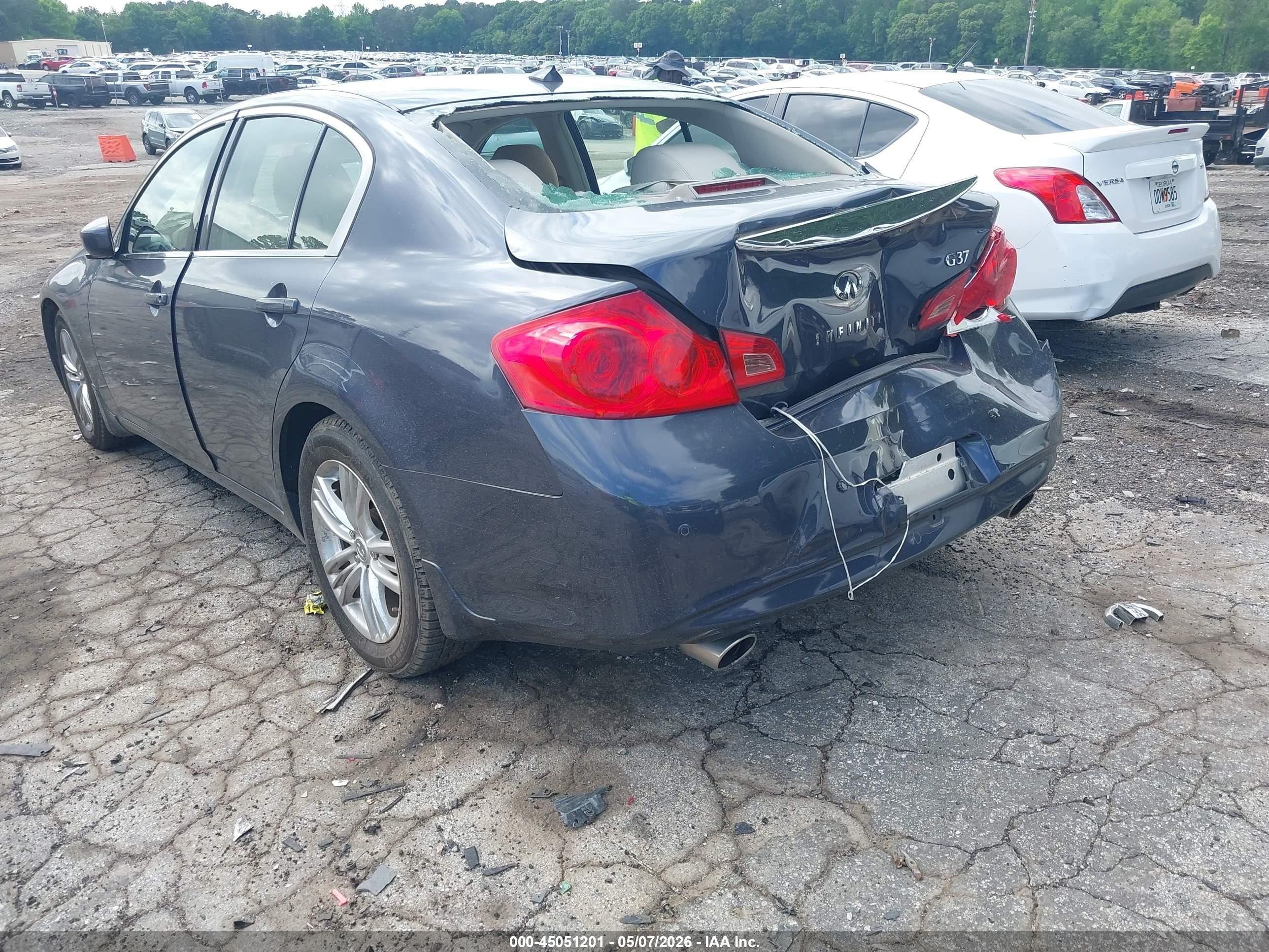2011 Infiniti G37 Journey Blue vin: JN1CV6AP9BM507412