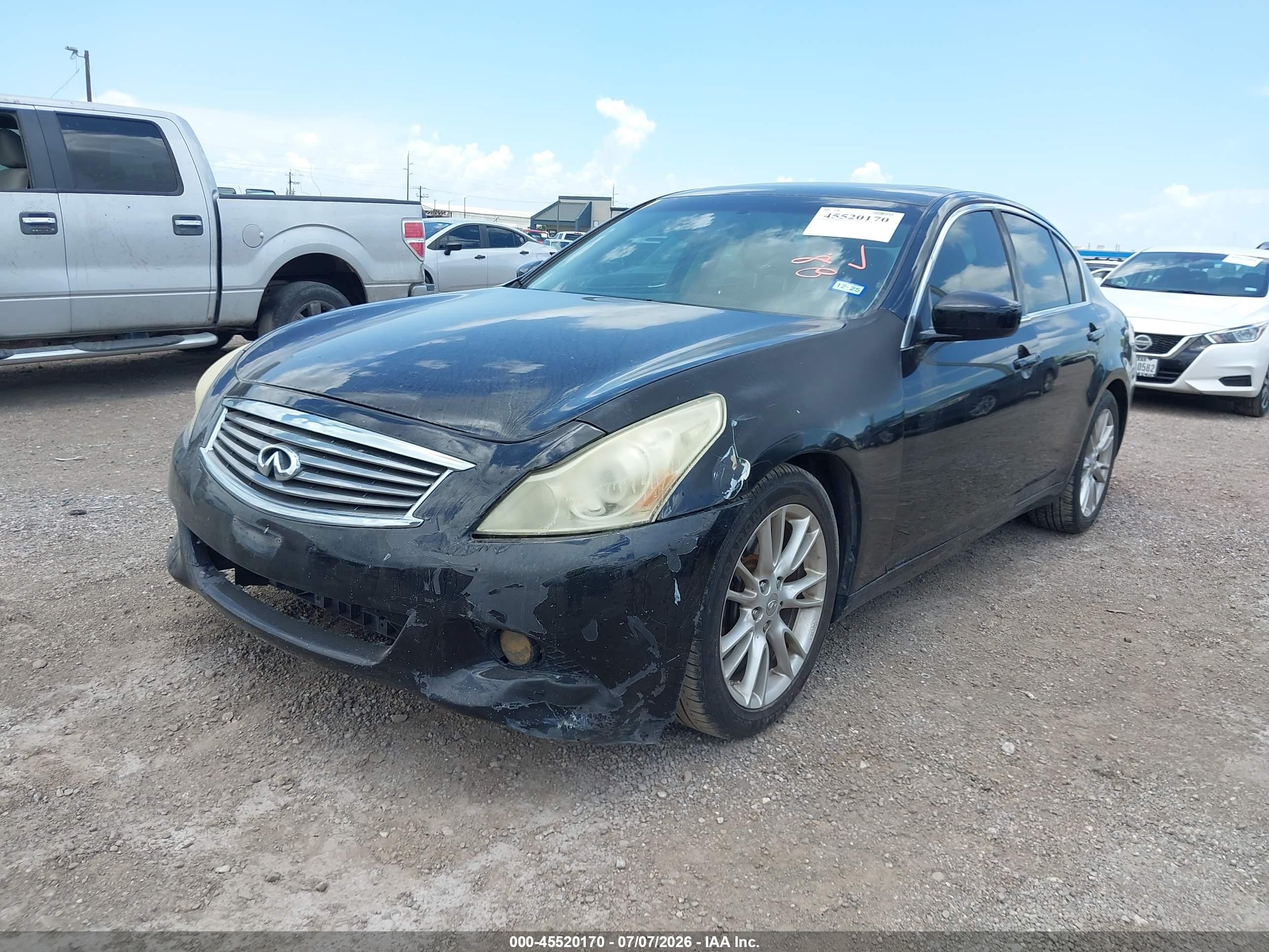 2012 Infiniti G37 Journey Black vin: JN1CV6AP9CM620620