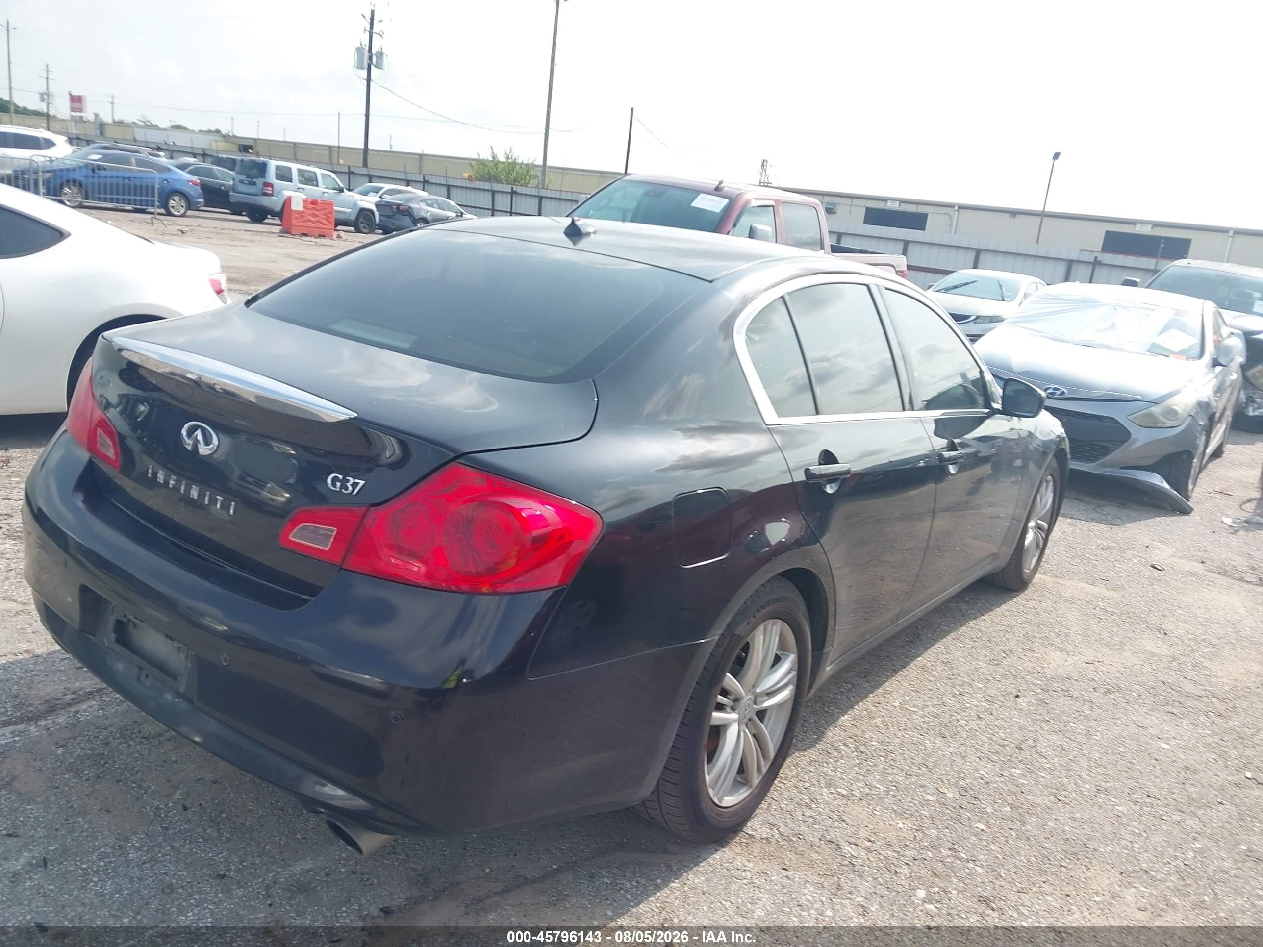 2012 Infiniti G37 Journey Black vin: JN1CV6AP9CM622397