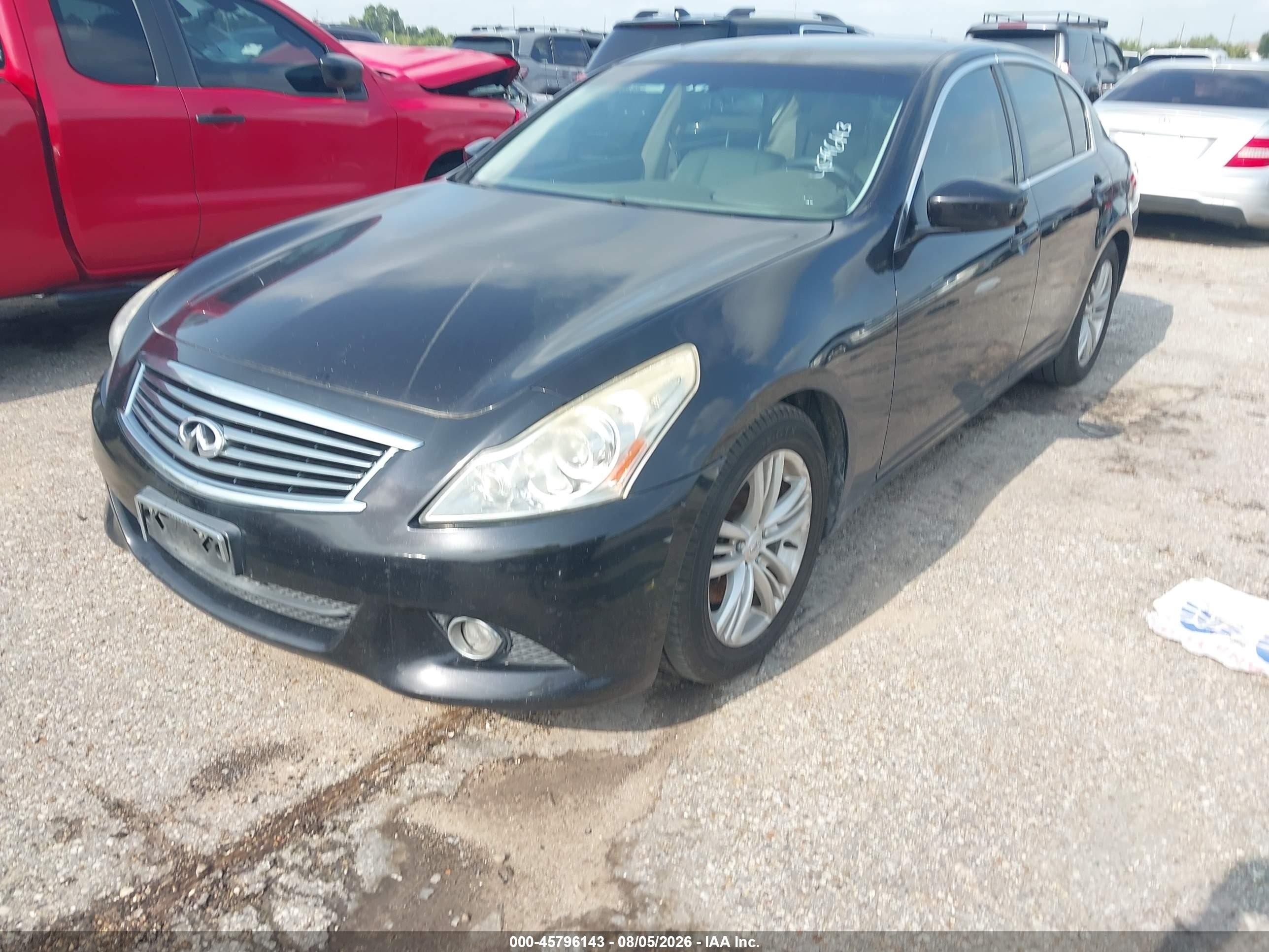 2012 Infiniti G37 Journey Black vin: JN1CV6AP9CM622397