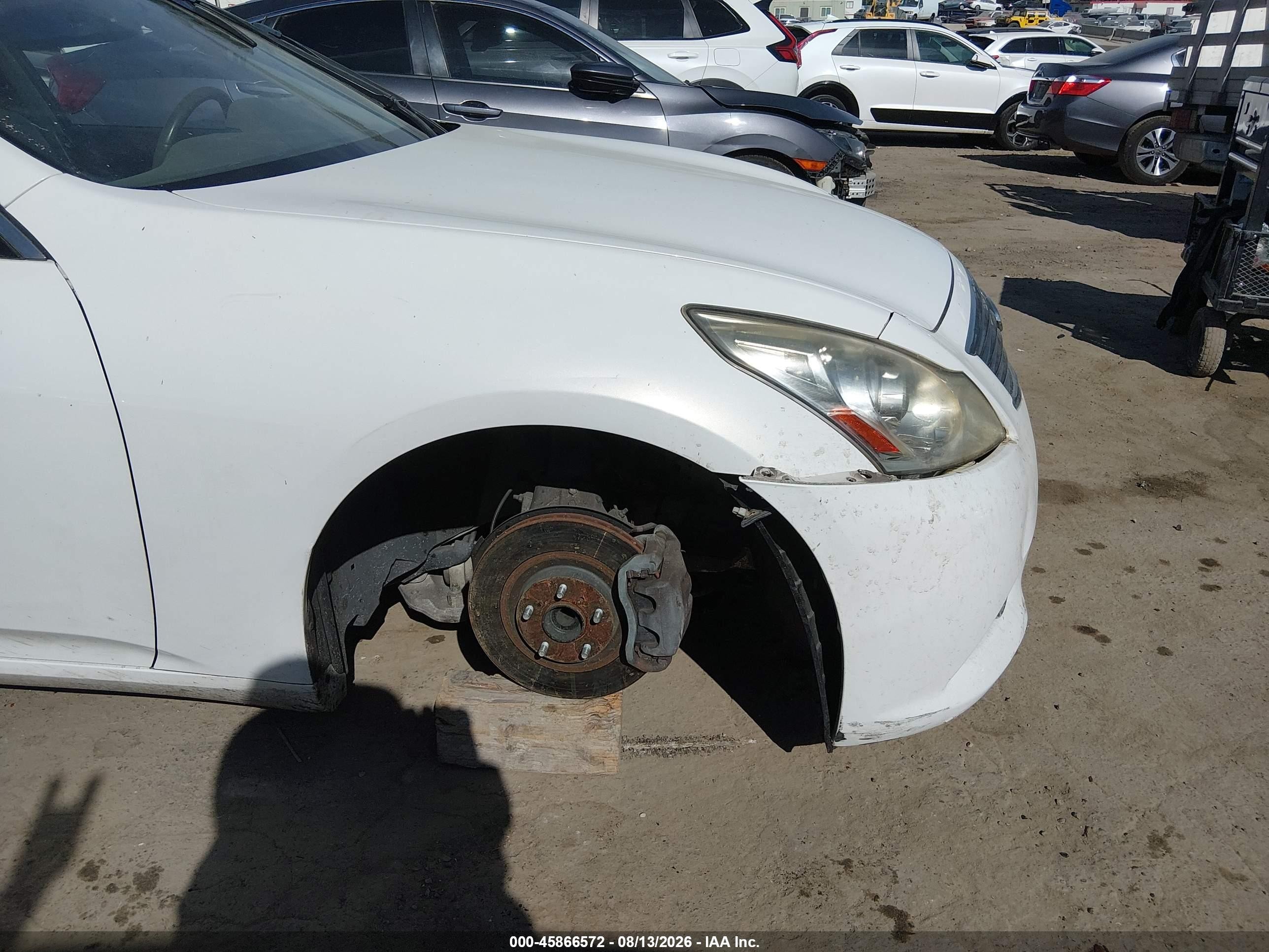 2012 Infiniti G37 Journey Белый vin: JN1CV6AP9CM623310