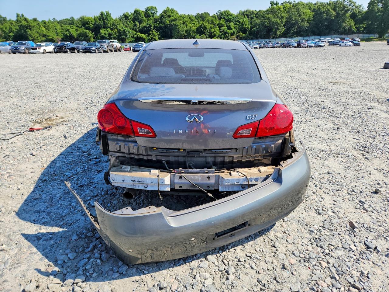 2012 Infiniti G37 Base Silver vin: JN1CV6AP9CM627454