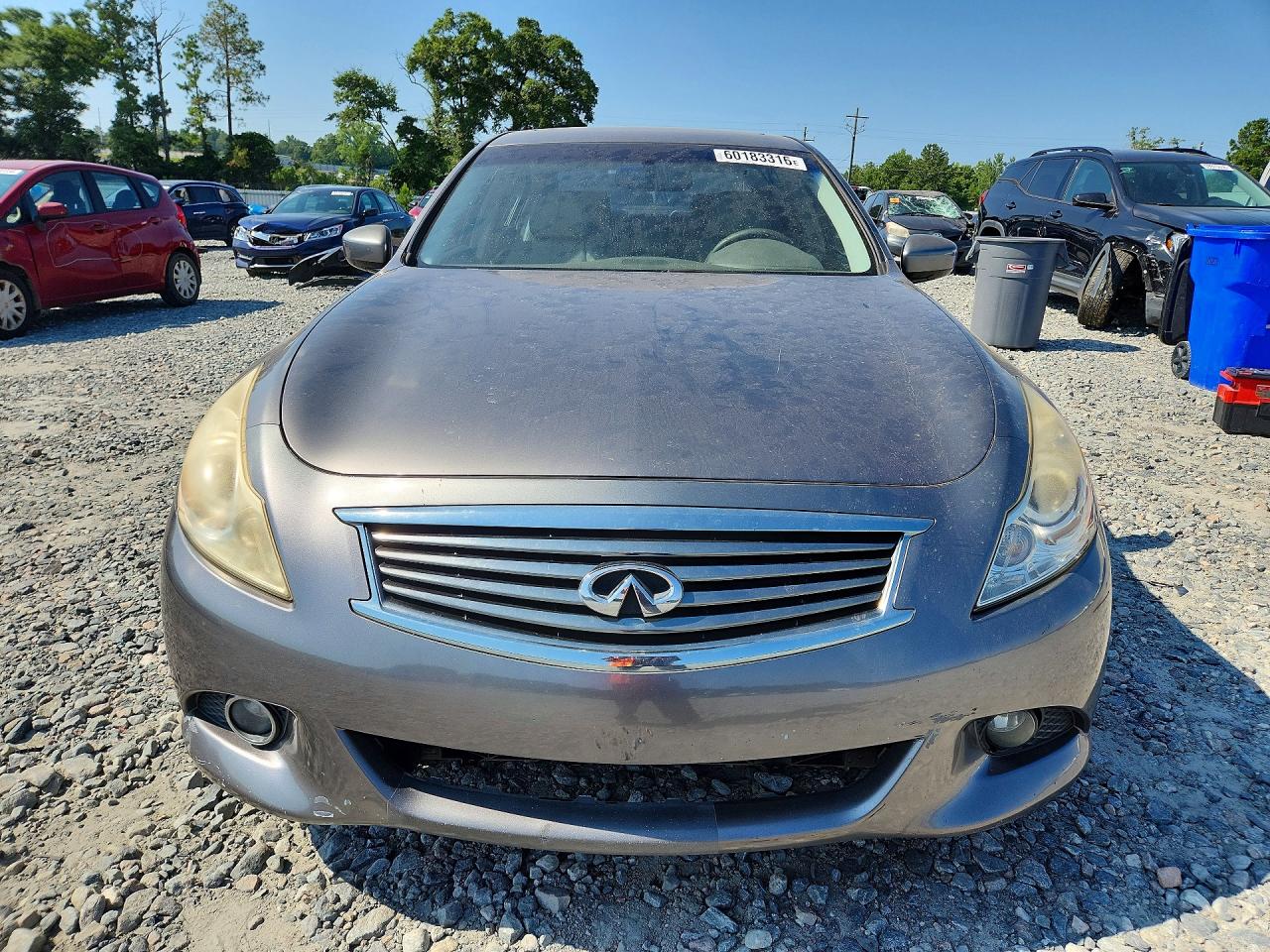 2012 Infiniti G37 Base Silver vin: JN1CV6AP9CM627454