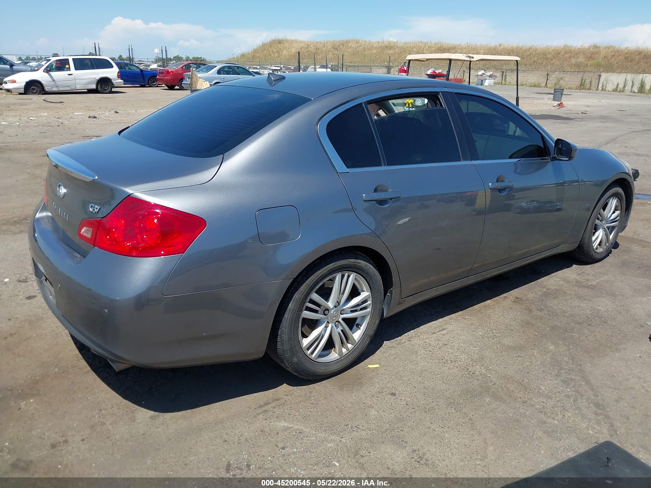 2012 Infiniti G37 Journey Gray vin: JN1CV6AP9CM627759
