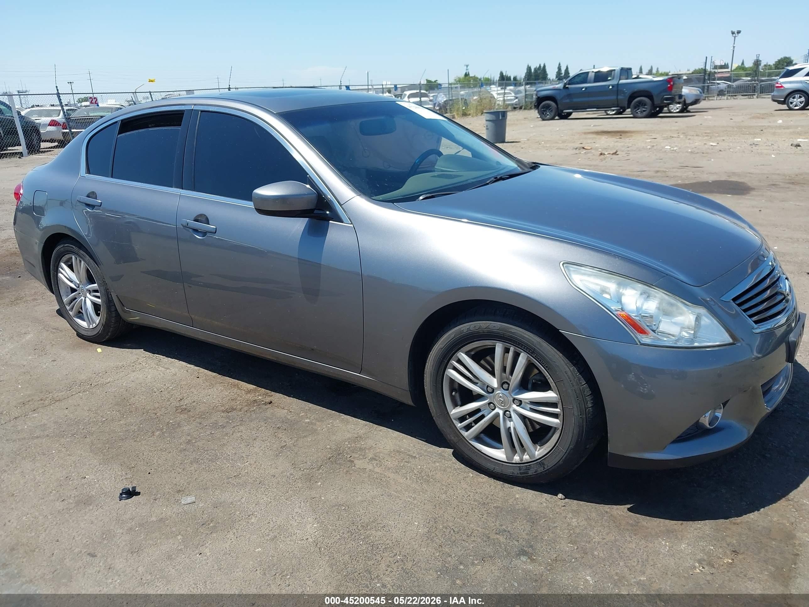 2012 Infiniti G37 Journey Gray vin: JN1CV6AP9CM627759